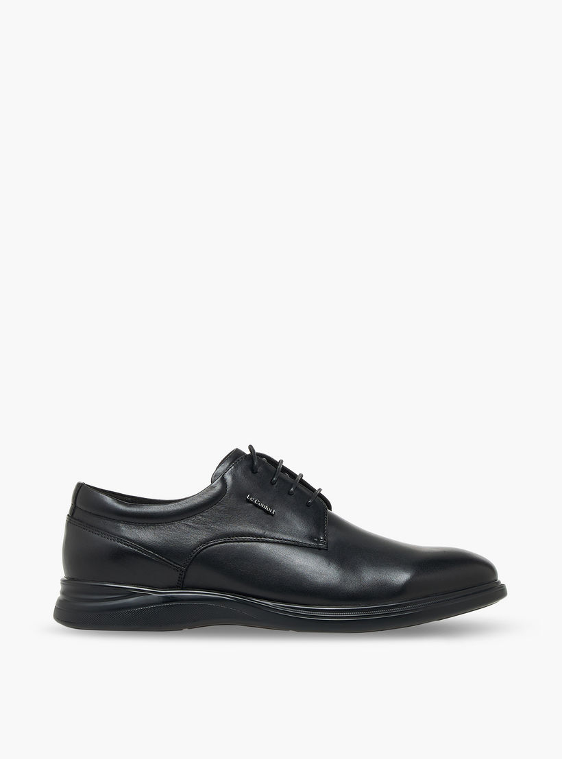 حذاء ديربي جلد برباط إغلاق للرجال من لو كونفورت-men-shoes-formalshoes-image-3
