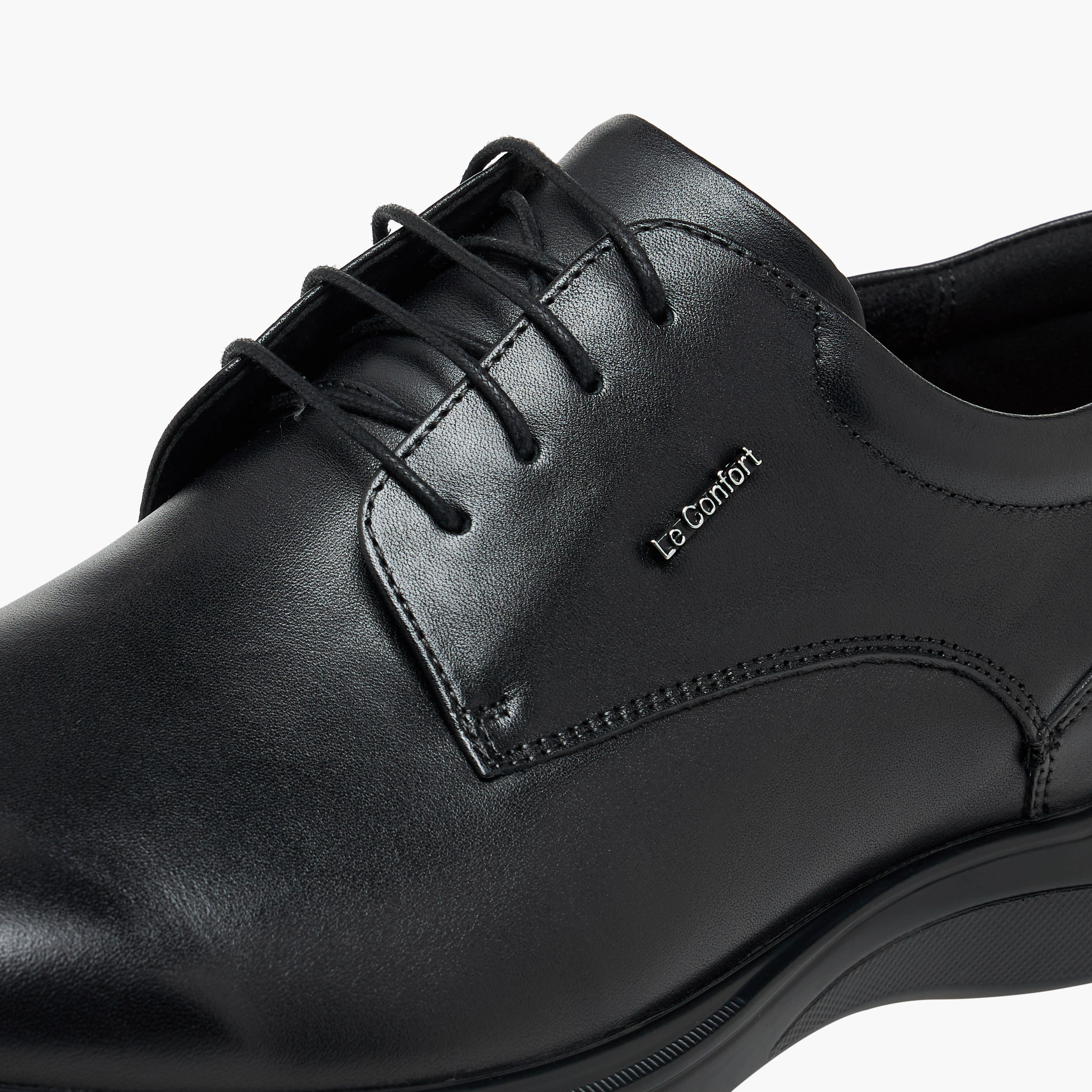 حذاء ديربي جلد برباط إغلاق للرجال من لو كونفورت-men-shoes-formalshoes-image-7