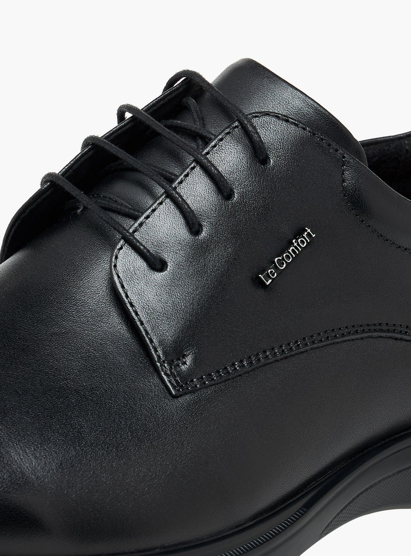 حذاء ديربي جلد برباط إغلاق للرجال من لو كونفورت-men-shoes-formalshoes-image-7