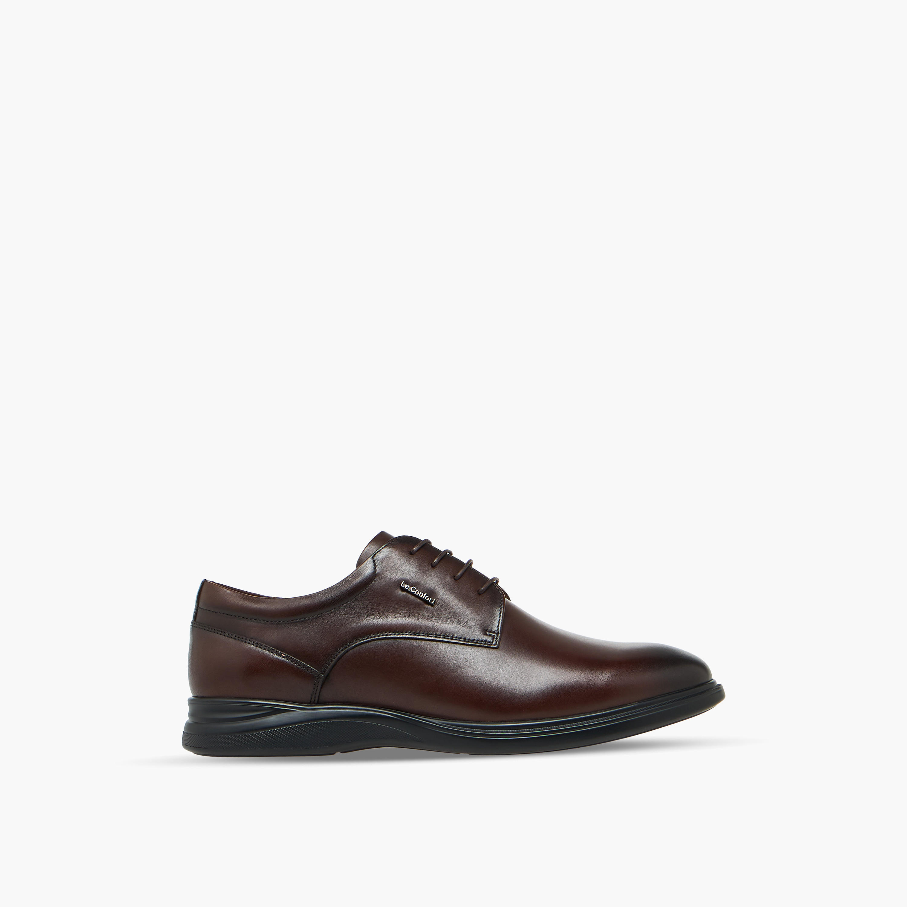 حذاء ديربي جلد برباط إغلاق للرجال من لو كونفورت-men-shoes-formalshoes-image-3