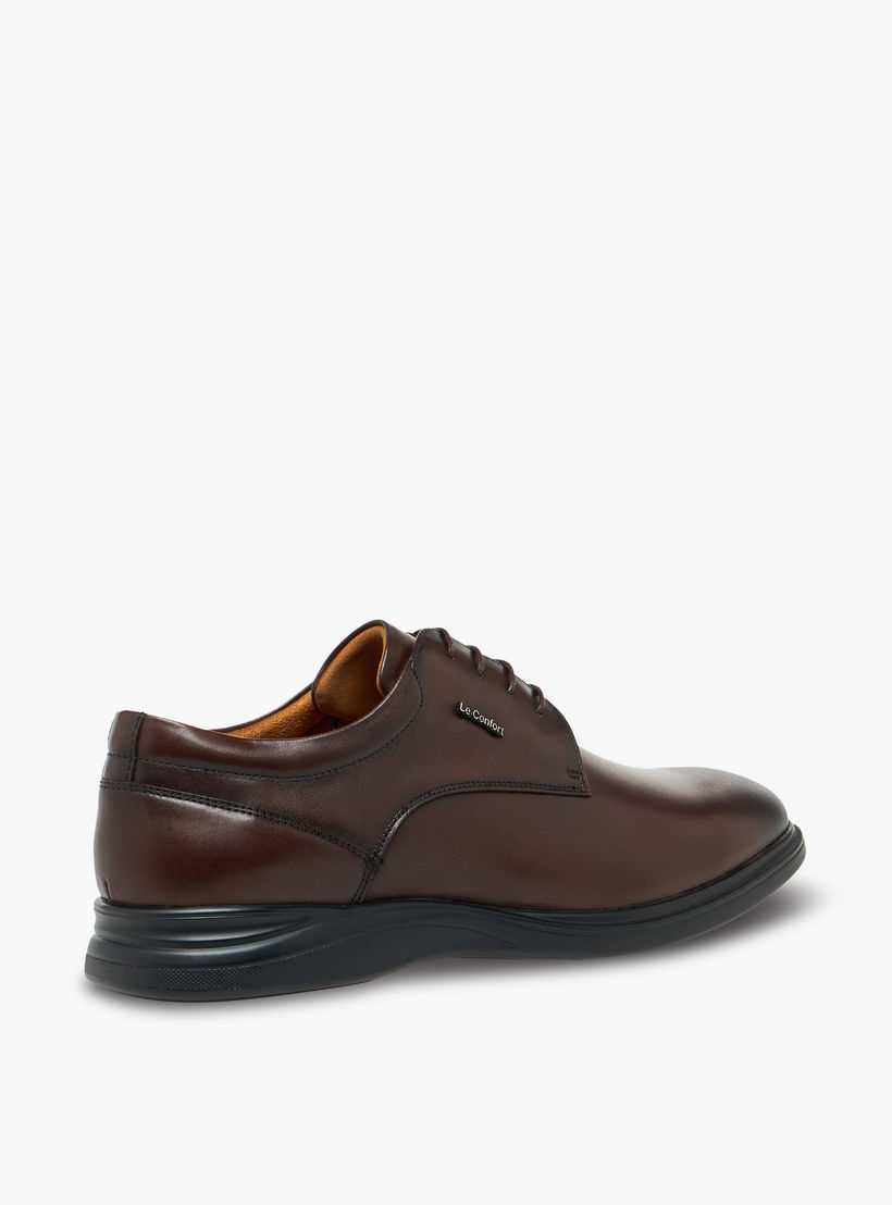 حذاء ديربي جلد برباط إغلاق للرجال من لو كونفورت-men-shoes-formalshoes-image-6