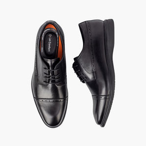 حذاء ديربي جلد طبيعي برباط للرجال من لو كونفور-men-shoes-image-1