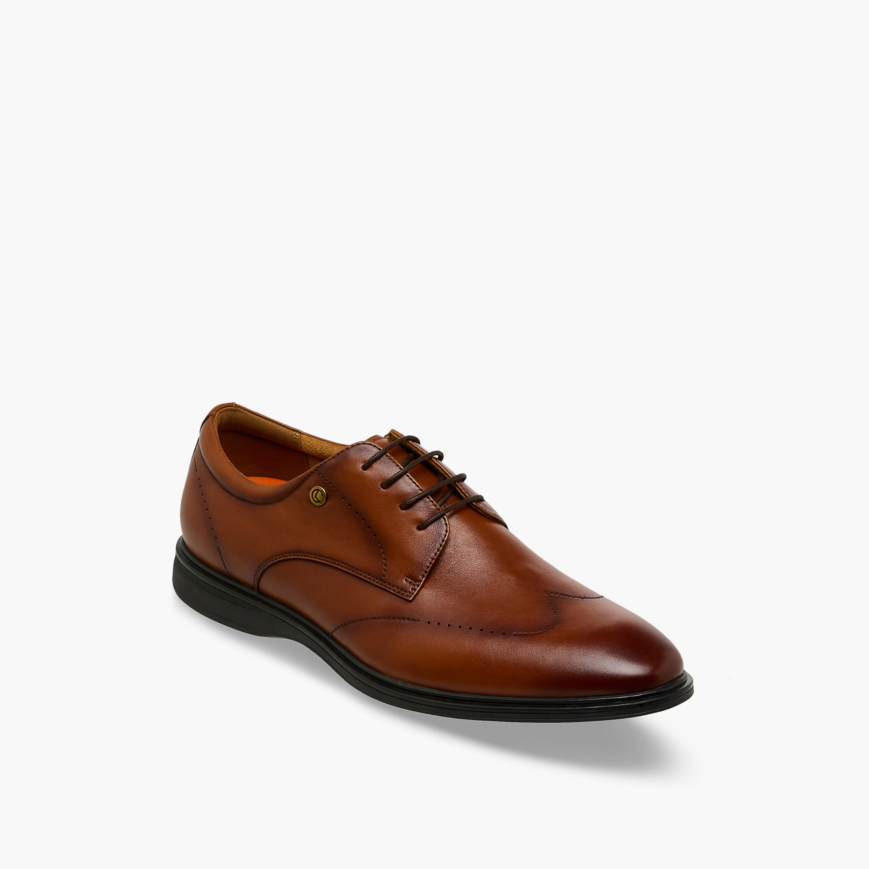 حذاء ديربي جلد طبيعي برباط للرجال من لو كونفور-men-shoes-formalshoes-image-2