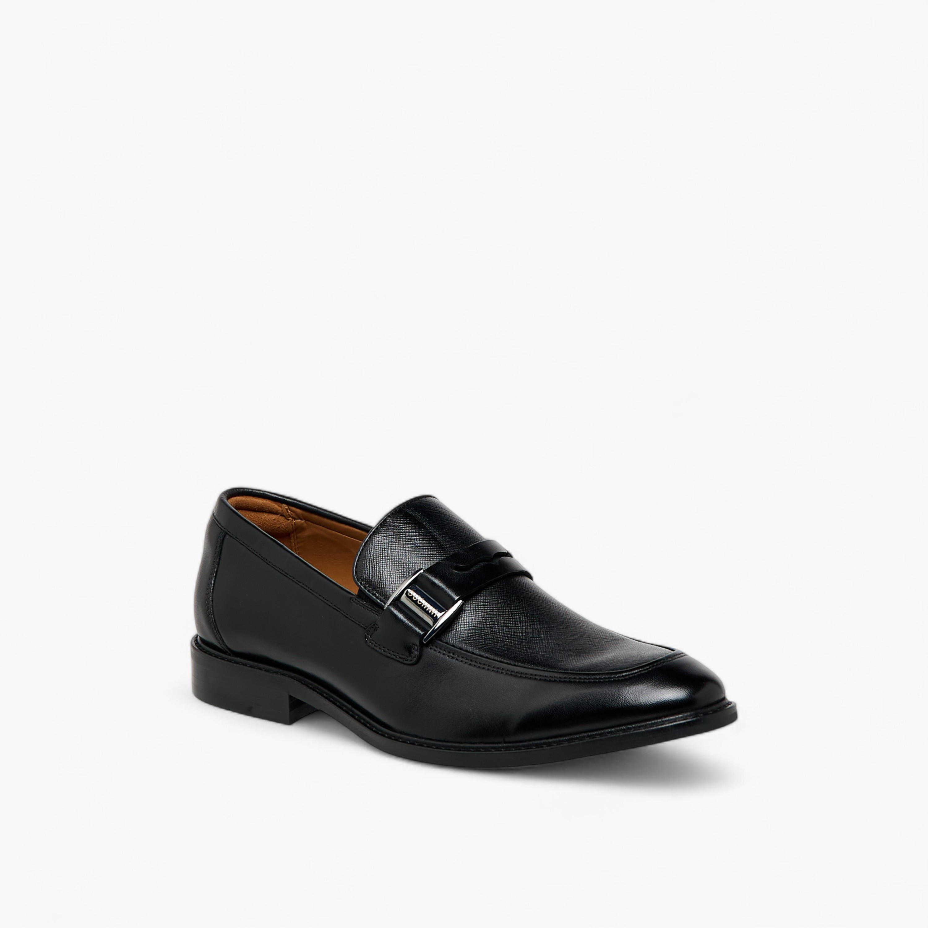 حذاء خفيف جلد سهل الارتداء مزين بإبزيم للرجال من دوتشيني-men-shoes-formalshoes-image-2