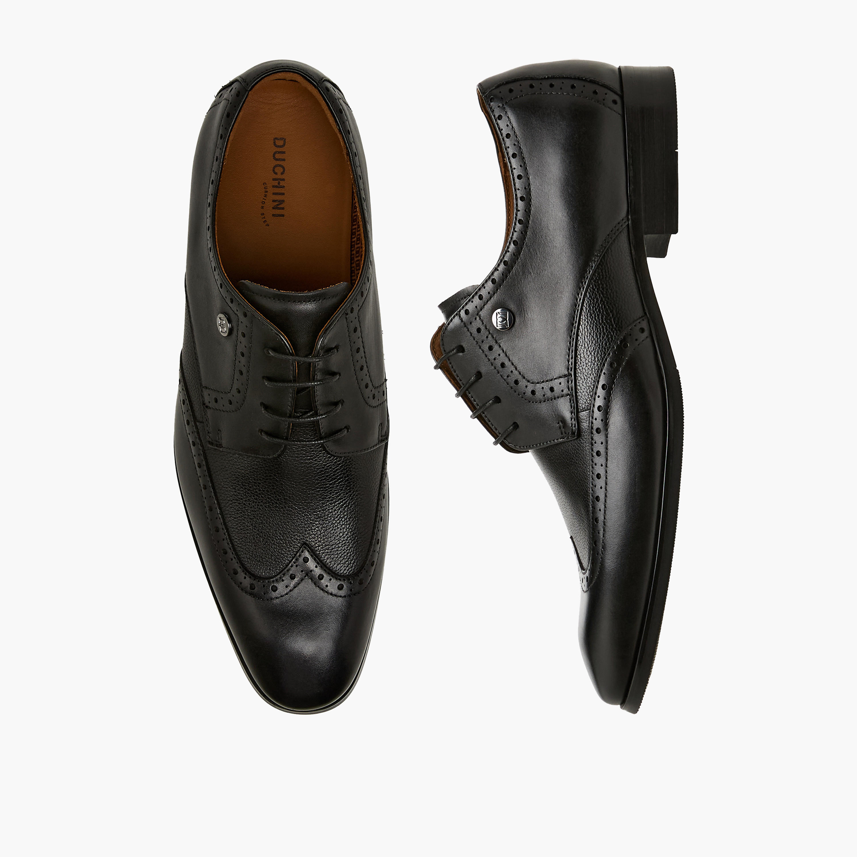 حذاء ديرقي رجالي بأربطة من الجلد الطبيعي-men-shoes-formalshoes-image-1