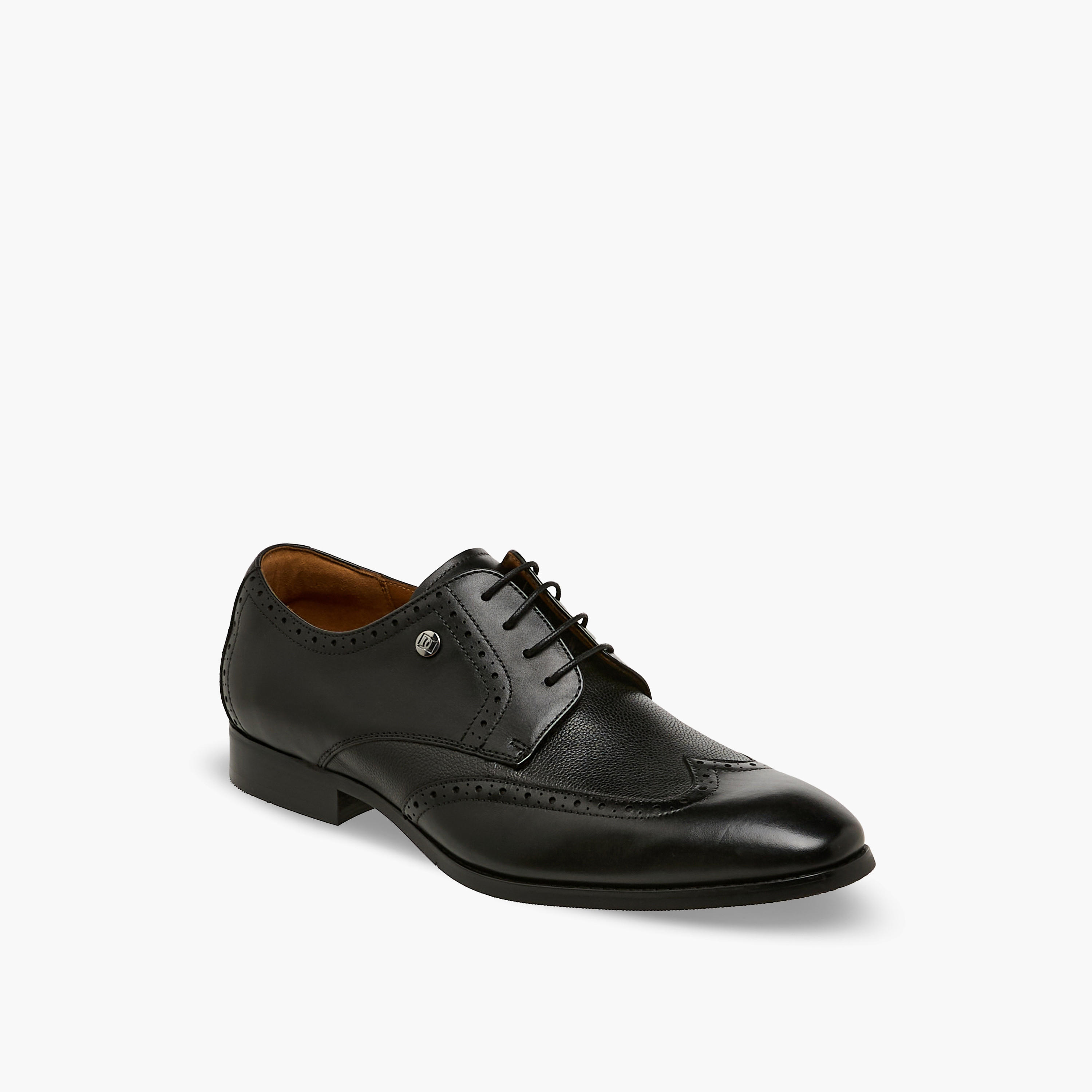 حذاء ديرقي رجالي بأربطة من الجلد الطبيعي-men-shoes-formalshoes-image-2