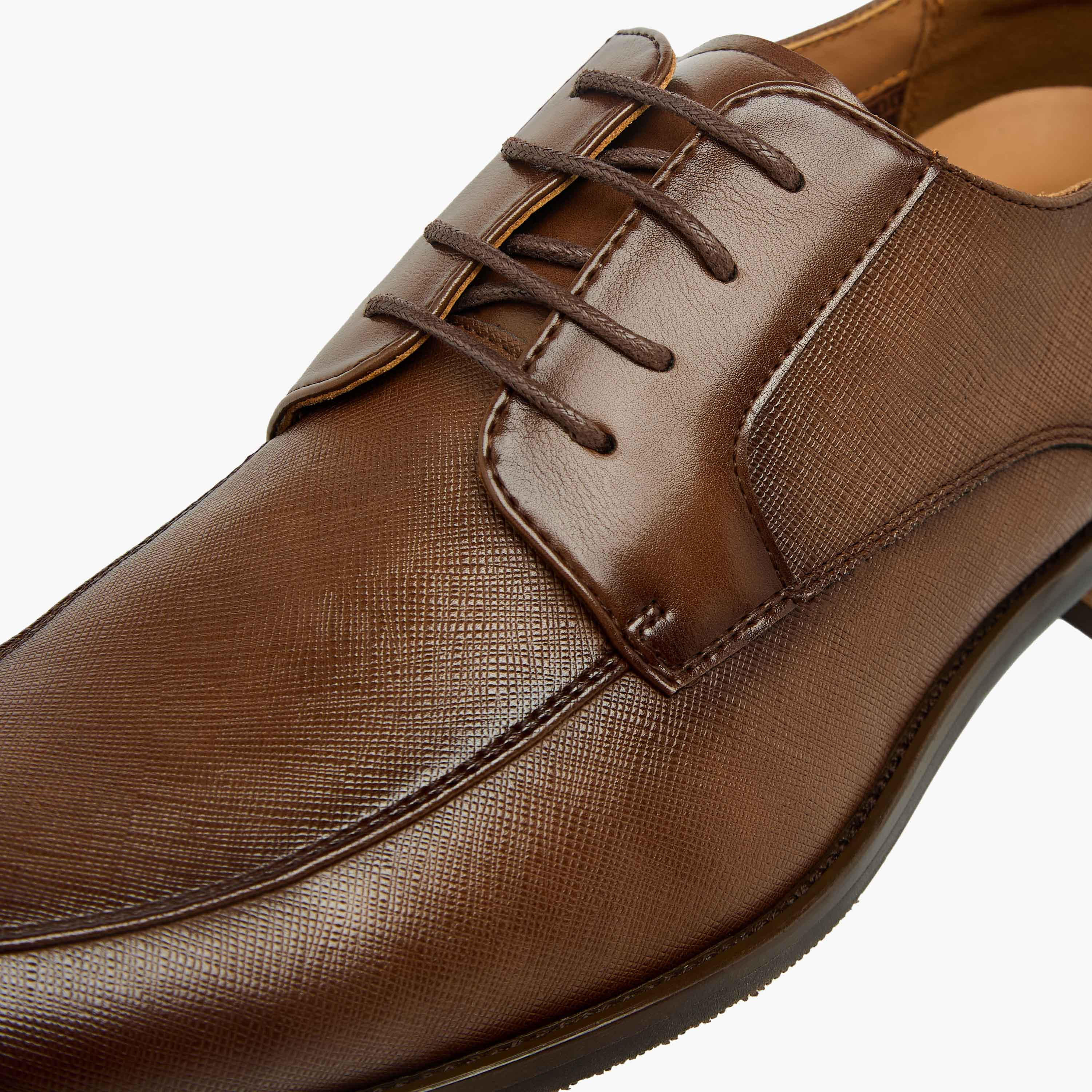 Duchini Men Lace-Up Derby Shoes-men-shoes-formalshoes-image-4