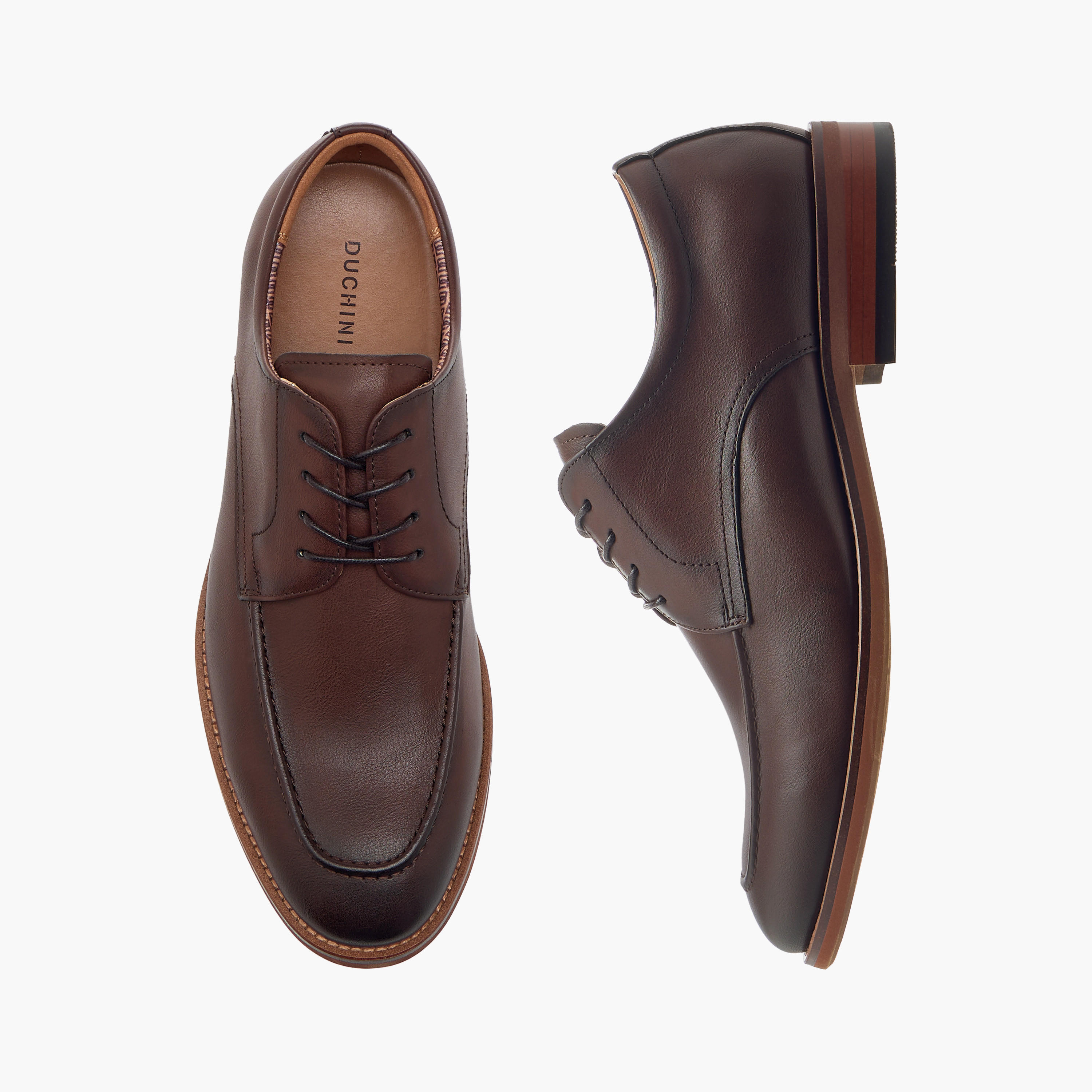 حذاء ديربي سادة برباط إغلاق للرجال من دوتشيني-men-shoes-formalshoes-image-1