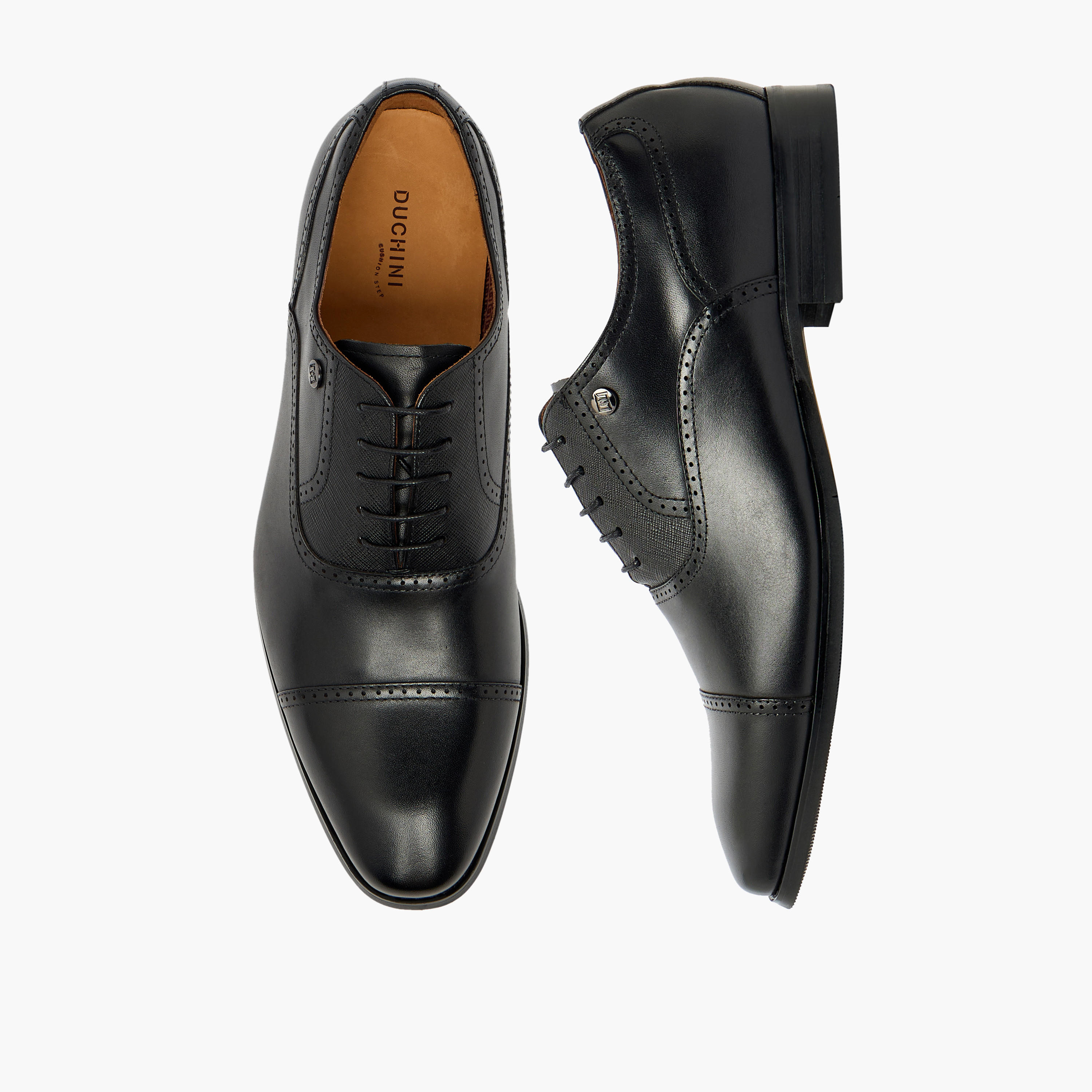 Duchini Men Lace-Up Derby Shoes-men-shoes-formalshoes-image-1