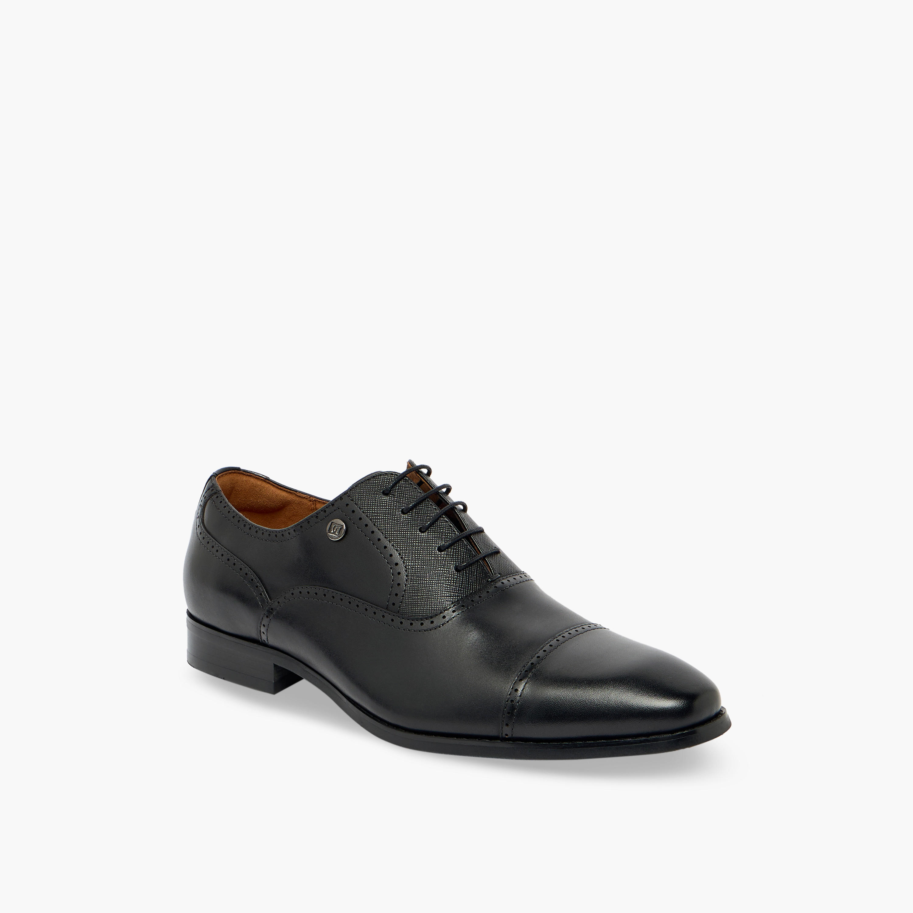 Duchini Men Lace-Up Derby Shoes-men-shoes-formalshoes-image-2