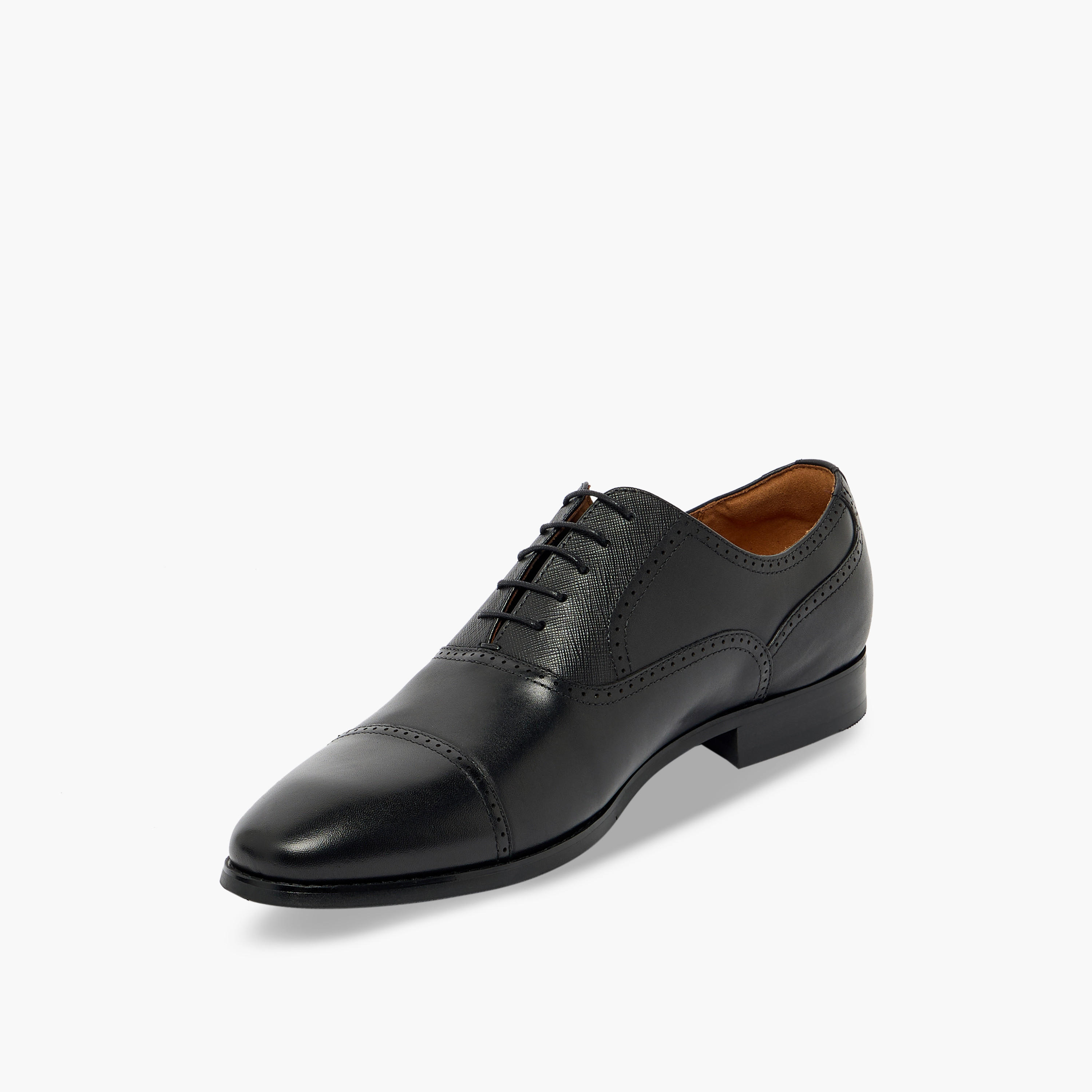 Duchini Men Lace-Up Derby Shoes-men-shoes-formalshoes-image-4