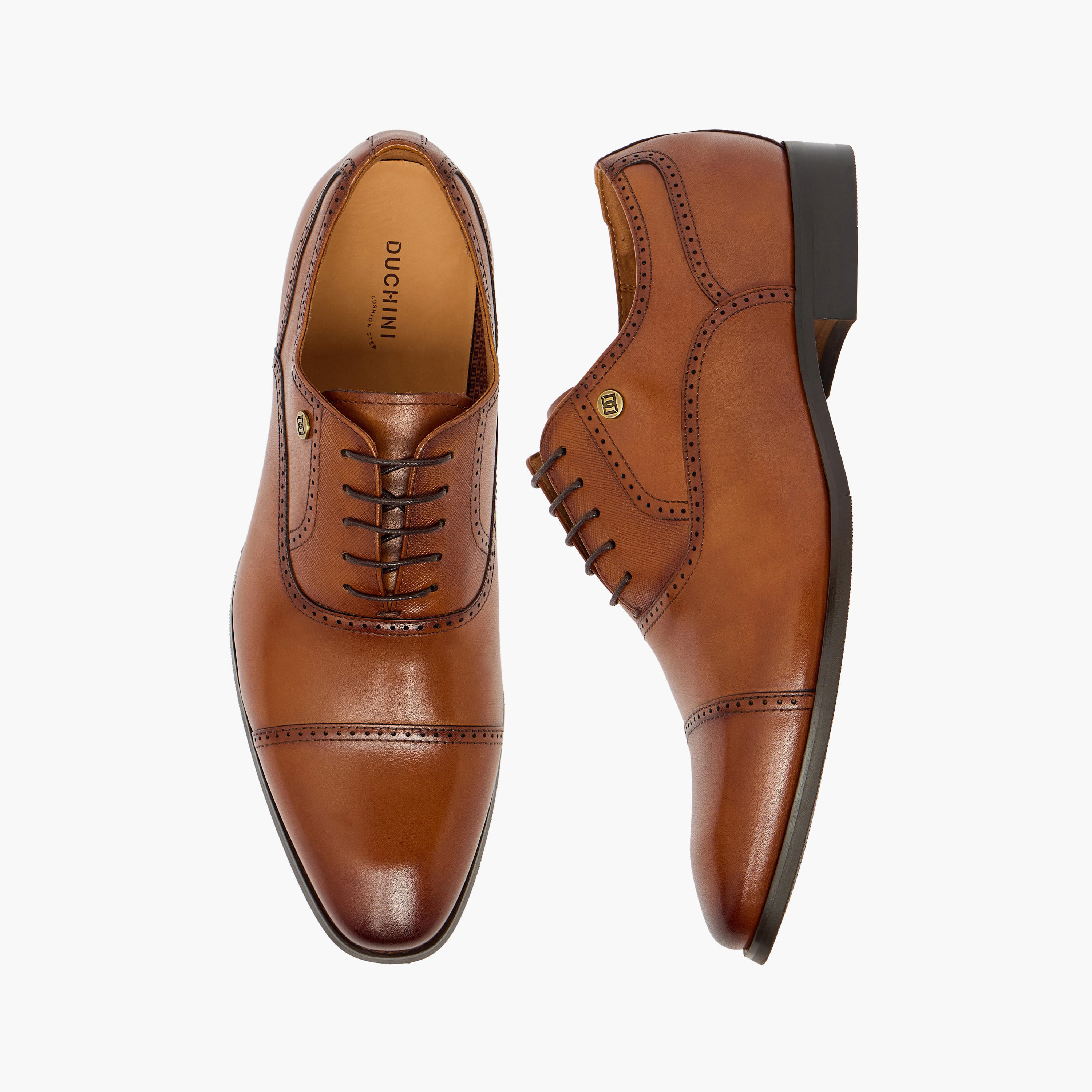 Duchini Men Lace-Up Derby Shoes-men-shoes-formalshoes-image-1