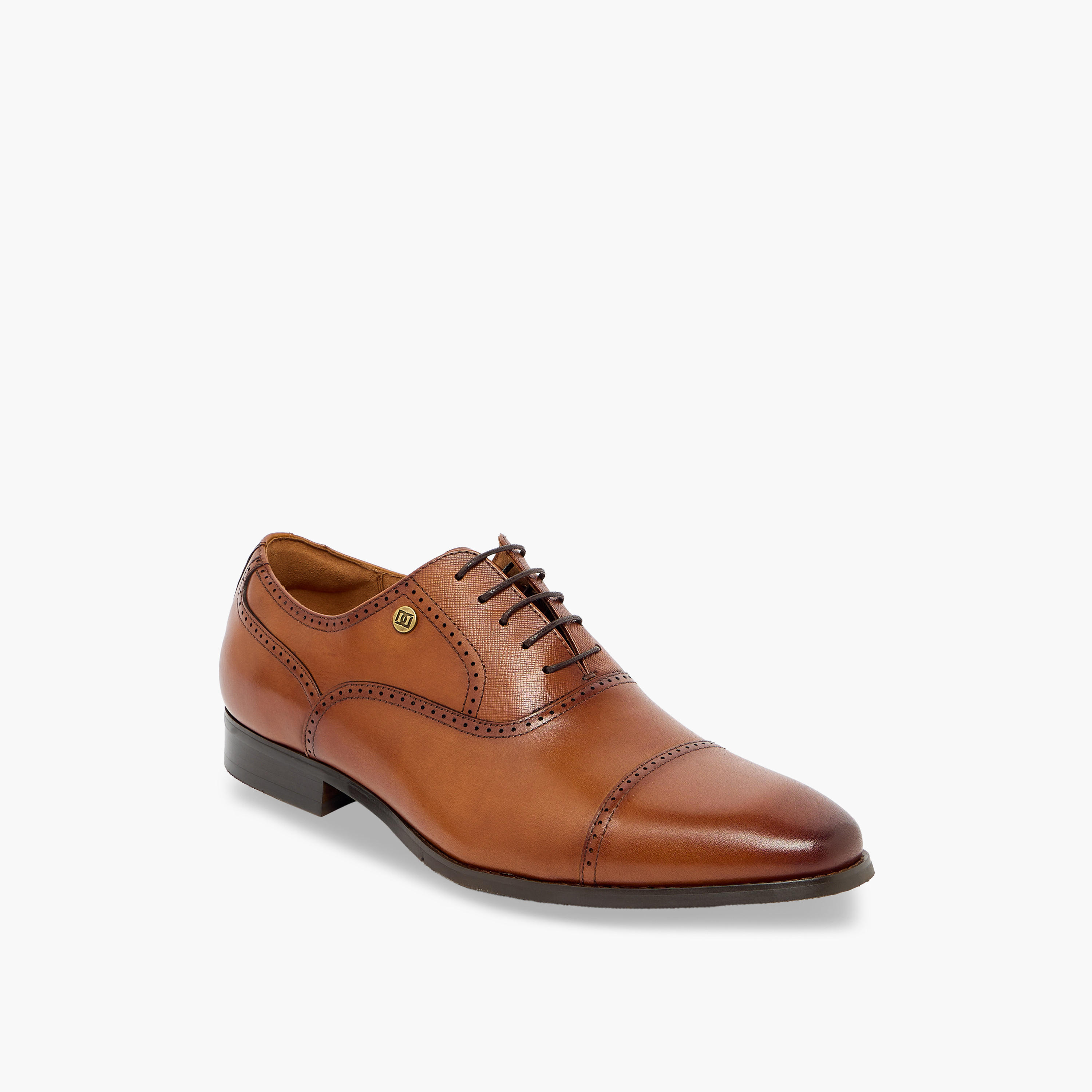 Duchini Men Lace-Up Derby Shoes-men-shoes-formalshoes-image-2