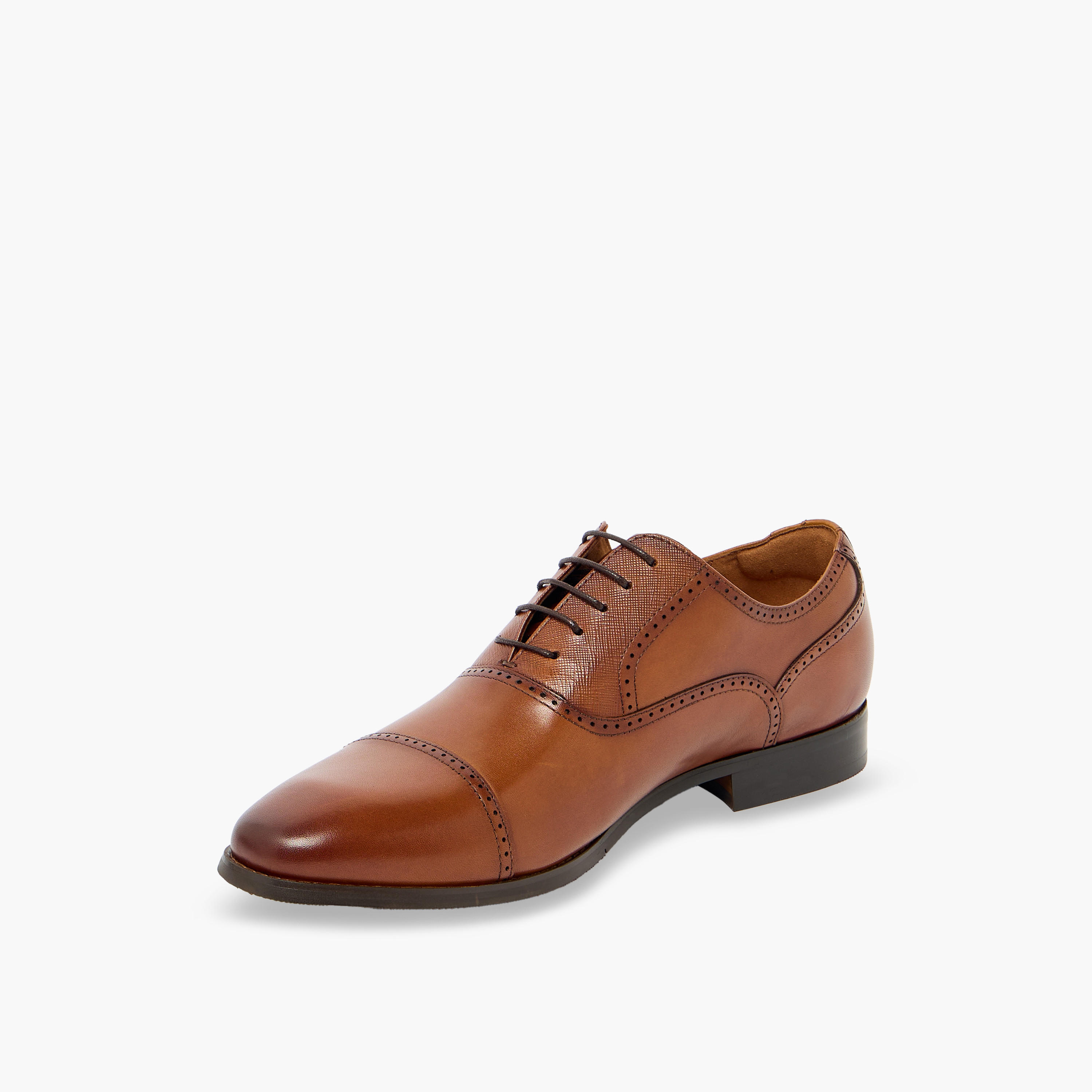 Duchini Men Lace-Up Derby Shoes-men-shoes-formalshoes-image-4