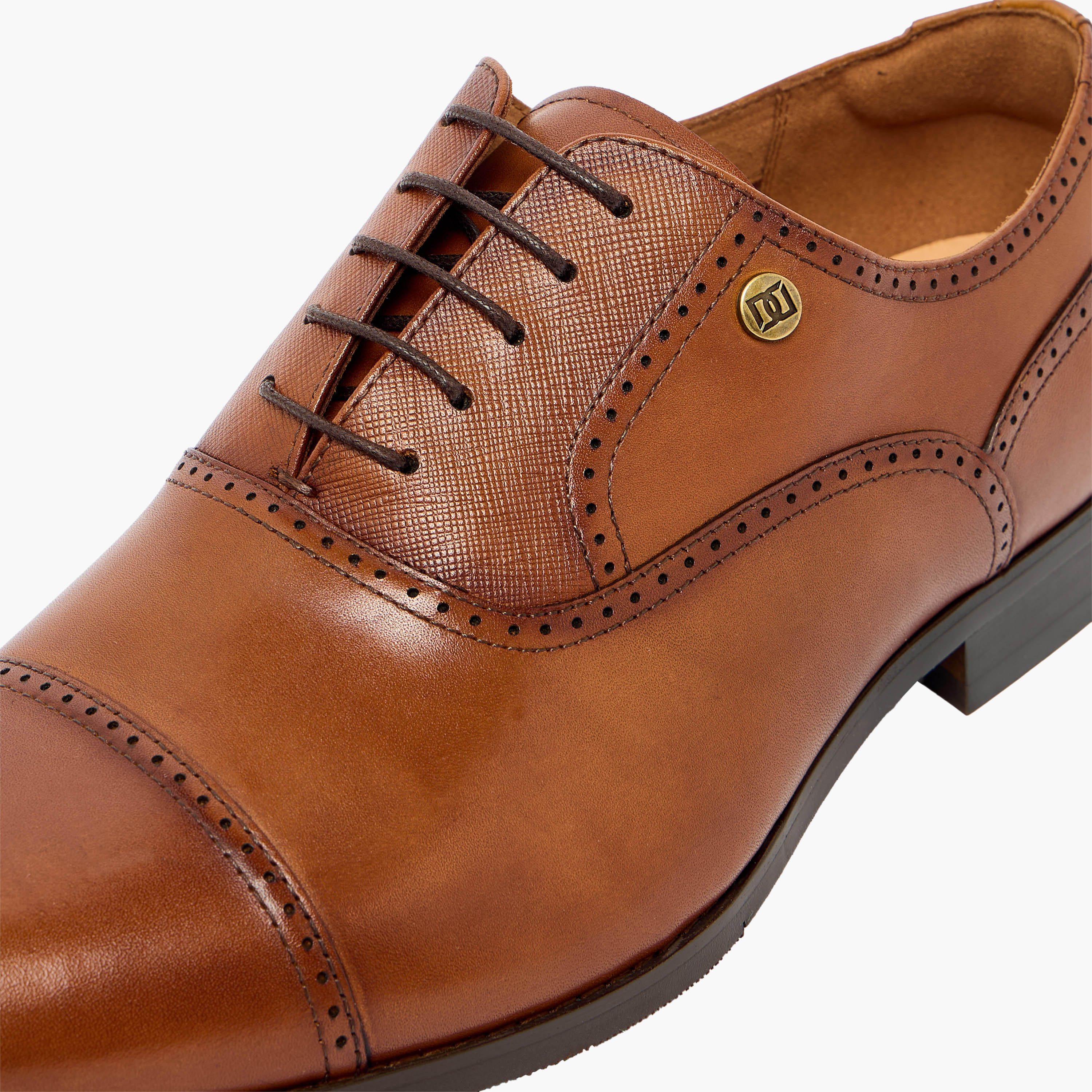 Duchini Men Lace-Up Derby Shoes-men-shoes-formalshoes-image-7