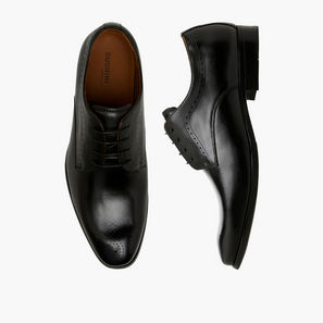 Duchini Men Genuine Leather Lace-Up Derby Shoes-men-shoes-image-1