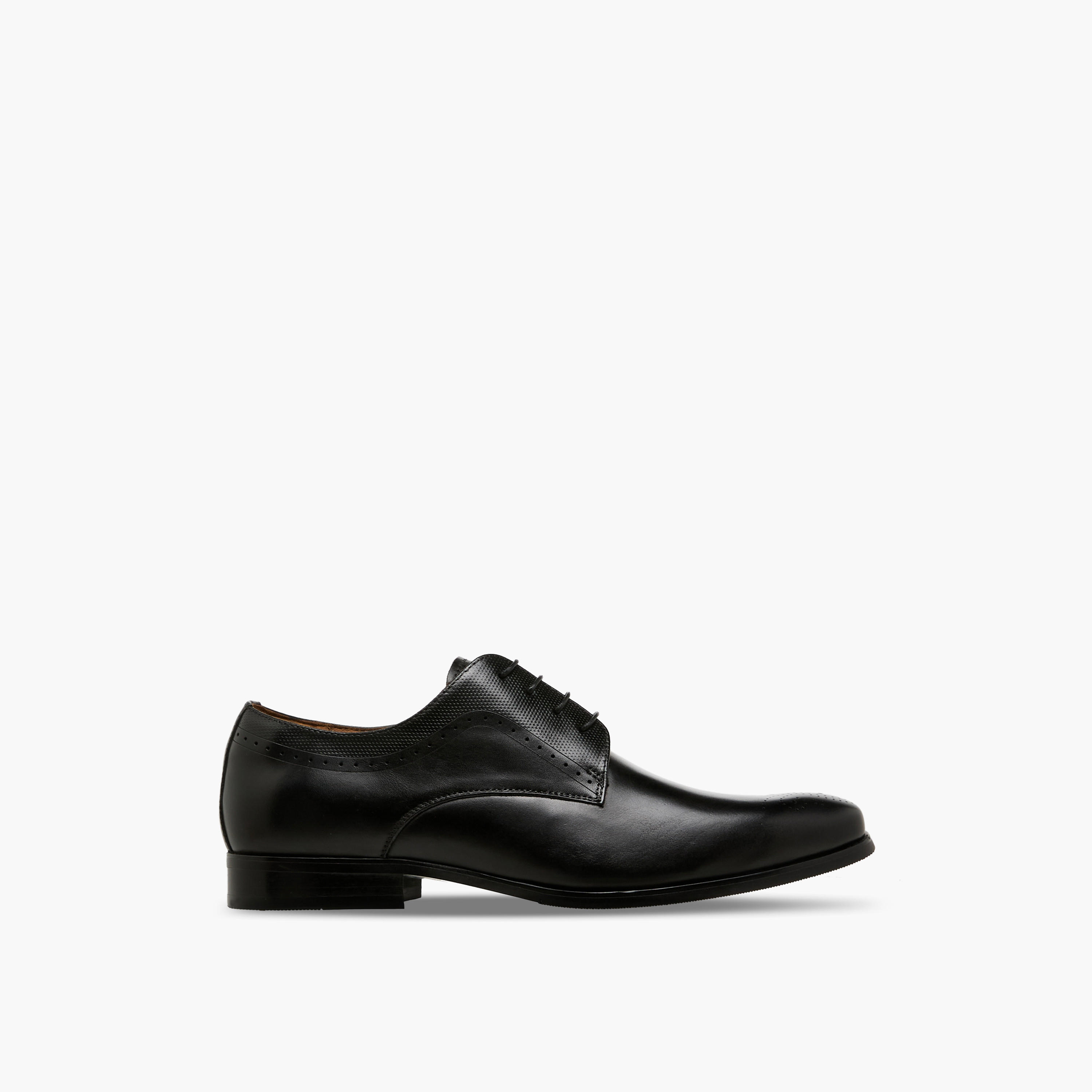 Duchini Men Genuine Leather Lace-Up Derby Shoes-men-shoes-formalshoes-image-3