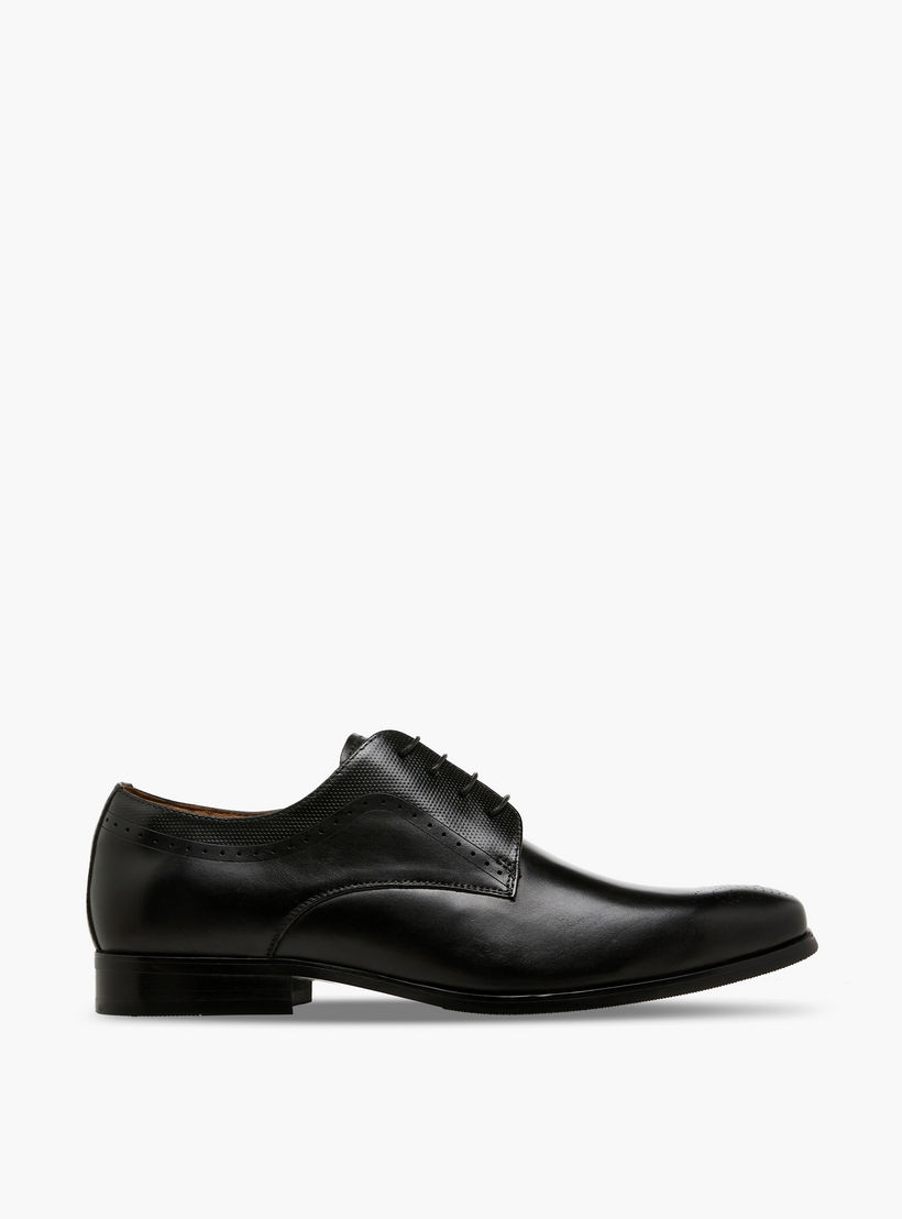 Duchini Men Genuine Leather Lace-Up Derby Shoes-men-shoes-formalshoes-image-3