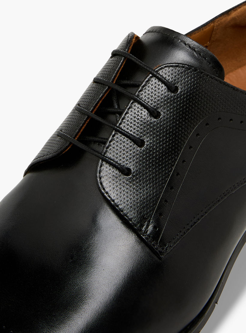 Duchini Men Genuine Leather Lace-Up Derby Shoes-men-shoes-formalshoes-image-4