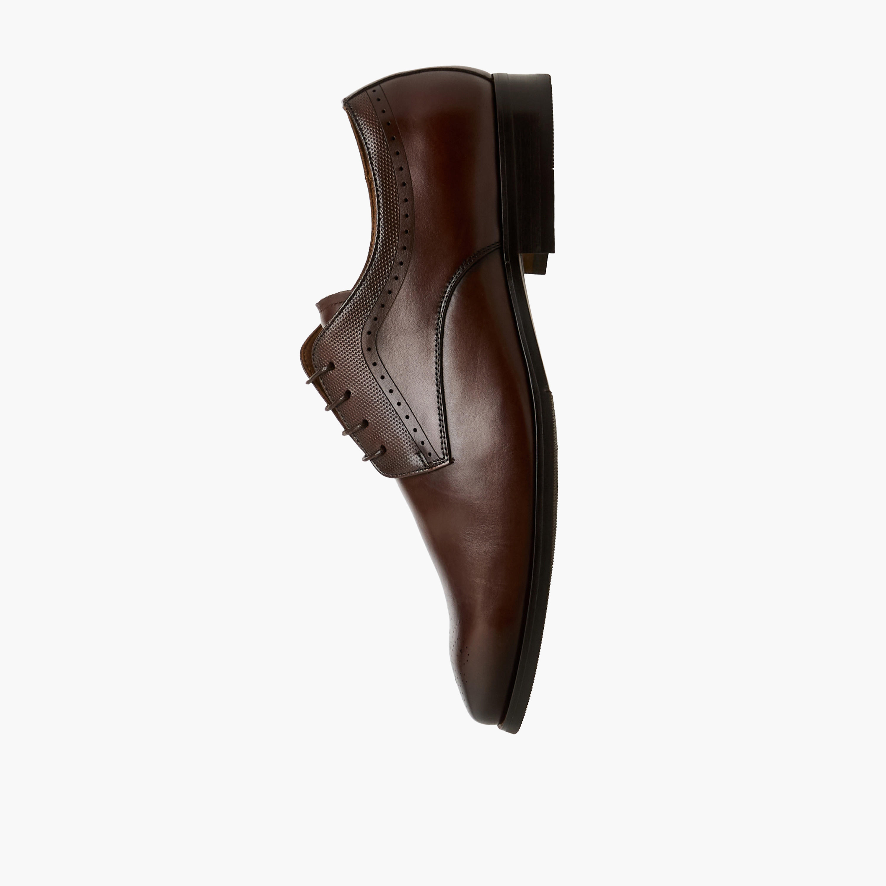 Duchini Men Genuine Leather Lace-Up Derby Shoes-men-shoes-formalshoes-image-6
