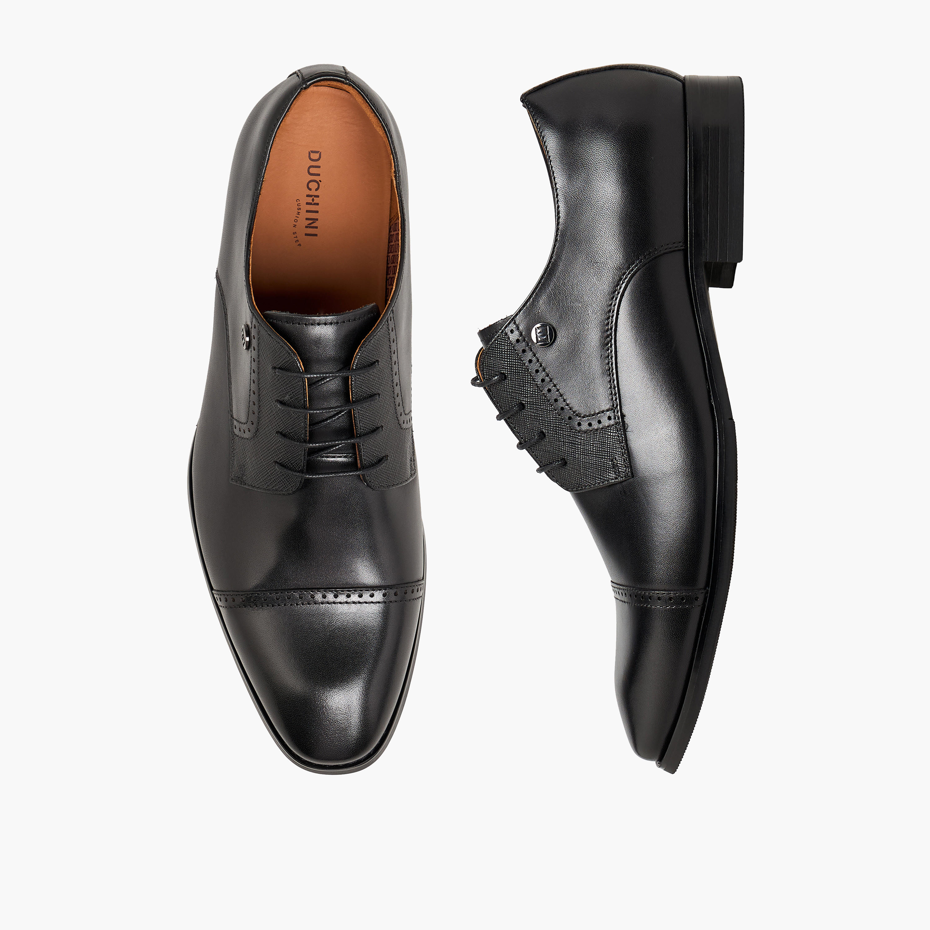 Duchini Men Leather Brogue Shoes-men-shoes-formalshoes-image-1