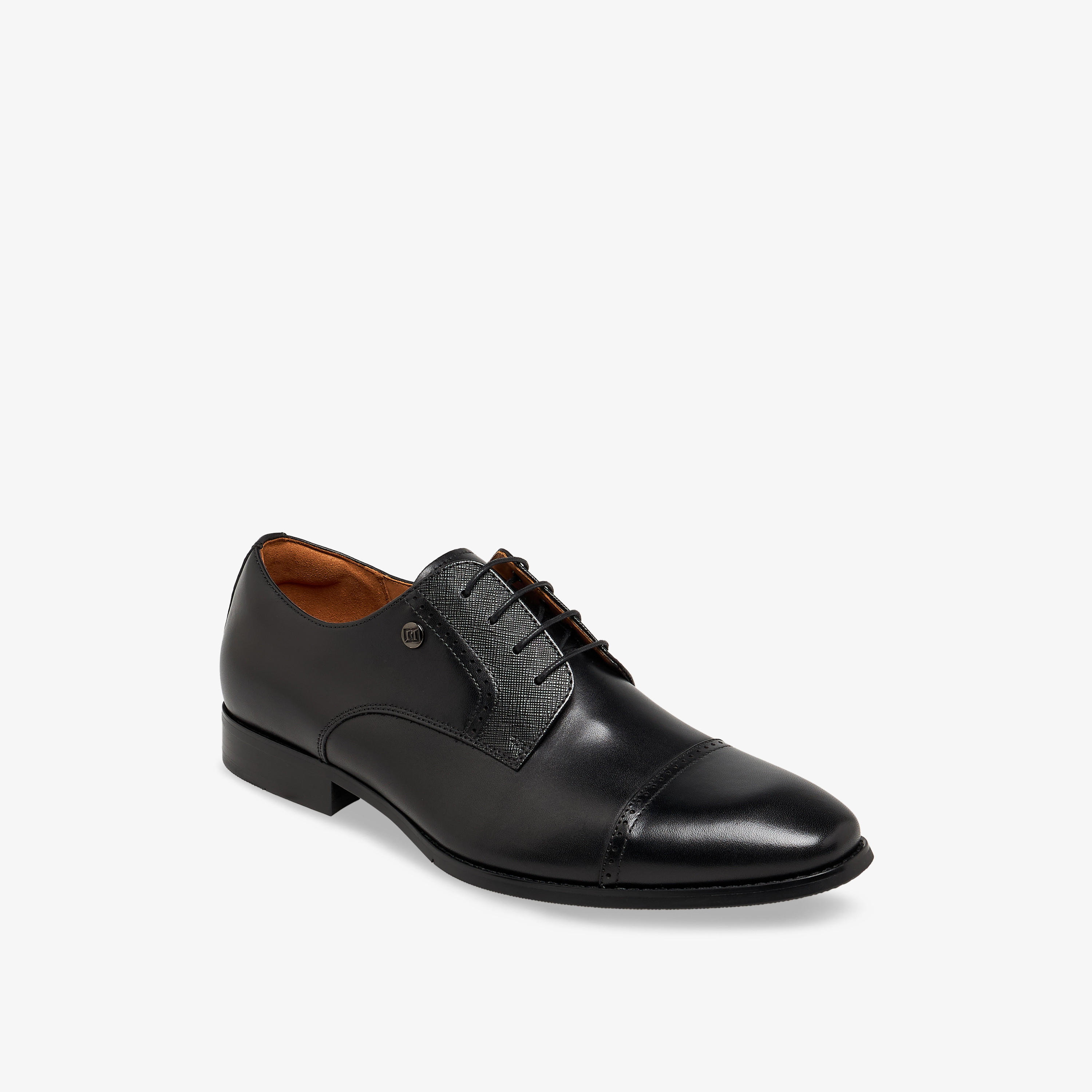 Duchini Men Leather Brogue Shoes-men-shoes-formalshoes-image-2