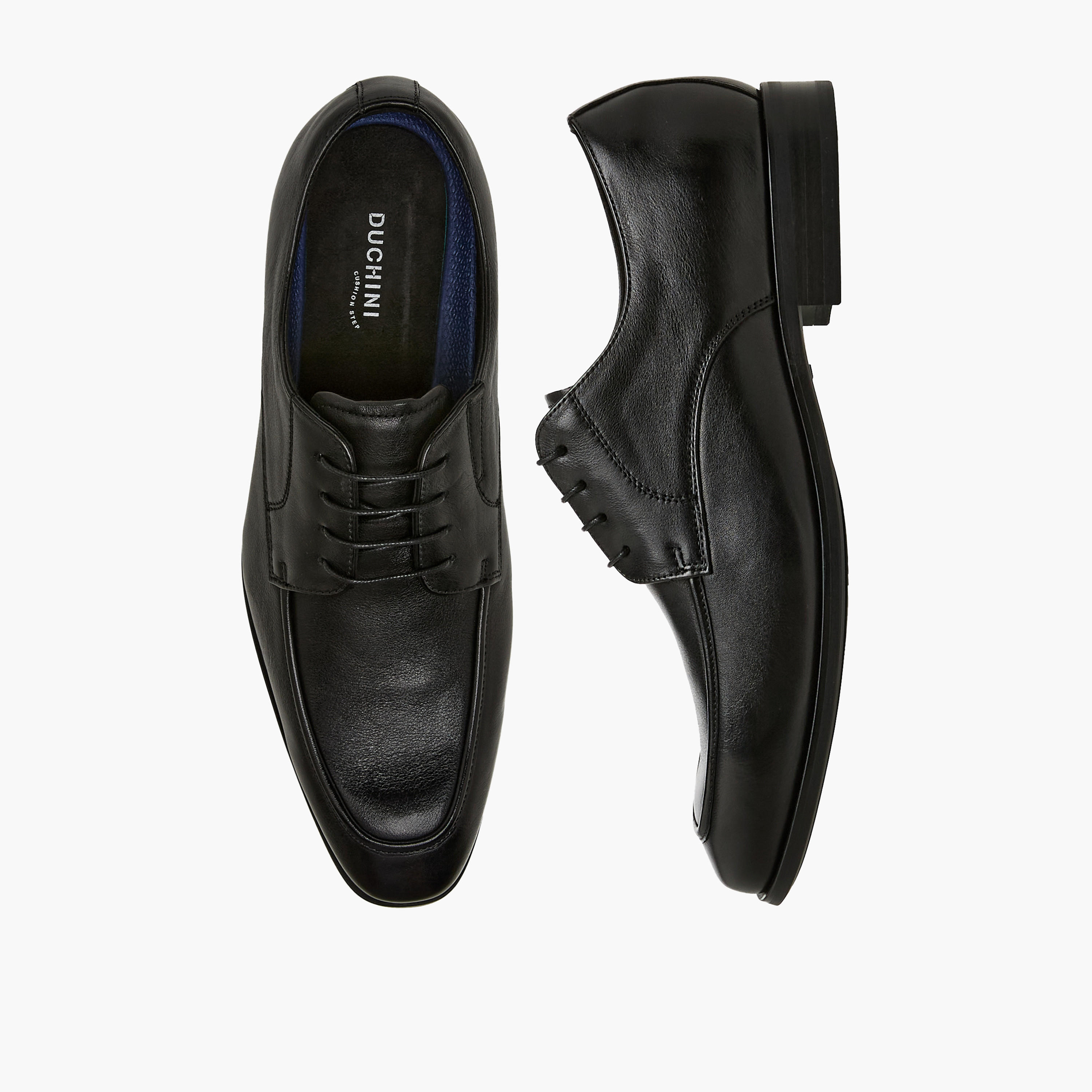 Duchini Men Genuine Leather Lace-Up Derby Shoes-men-shoes-formalshoes-image-1