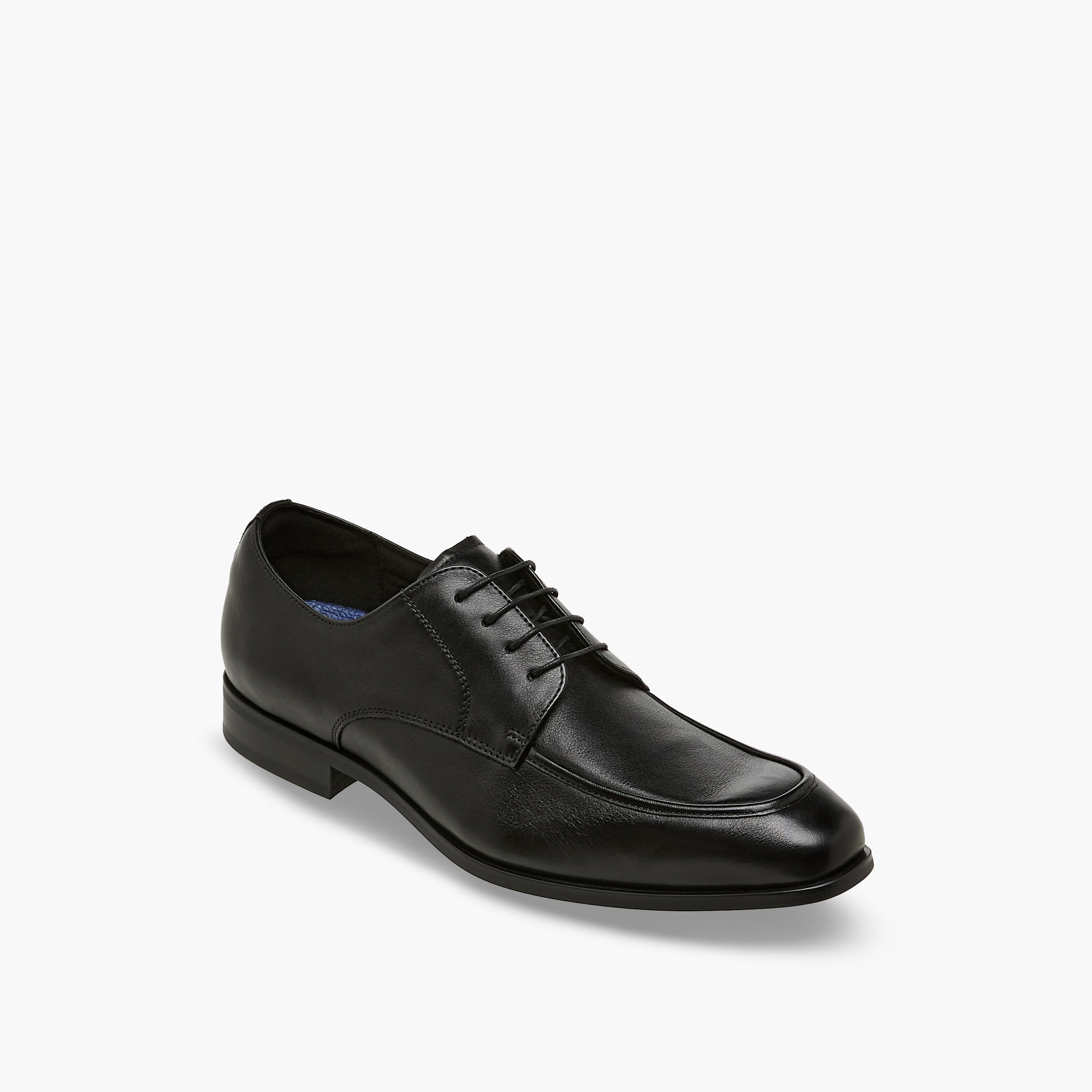 Duchini Men Genuine Leather Lace-Up Derby Shoes-men-shoes-formalshoes-image-2
