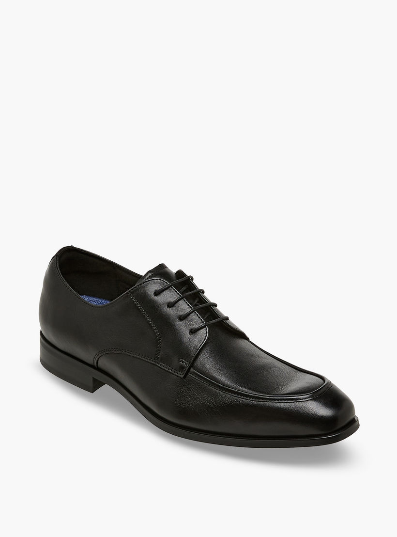 Duchini Men Genuine Leather Lace-Up Derby Shoes-men-shoes-formalshoes-image-2