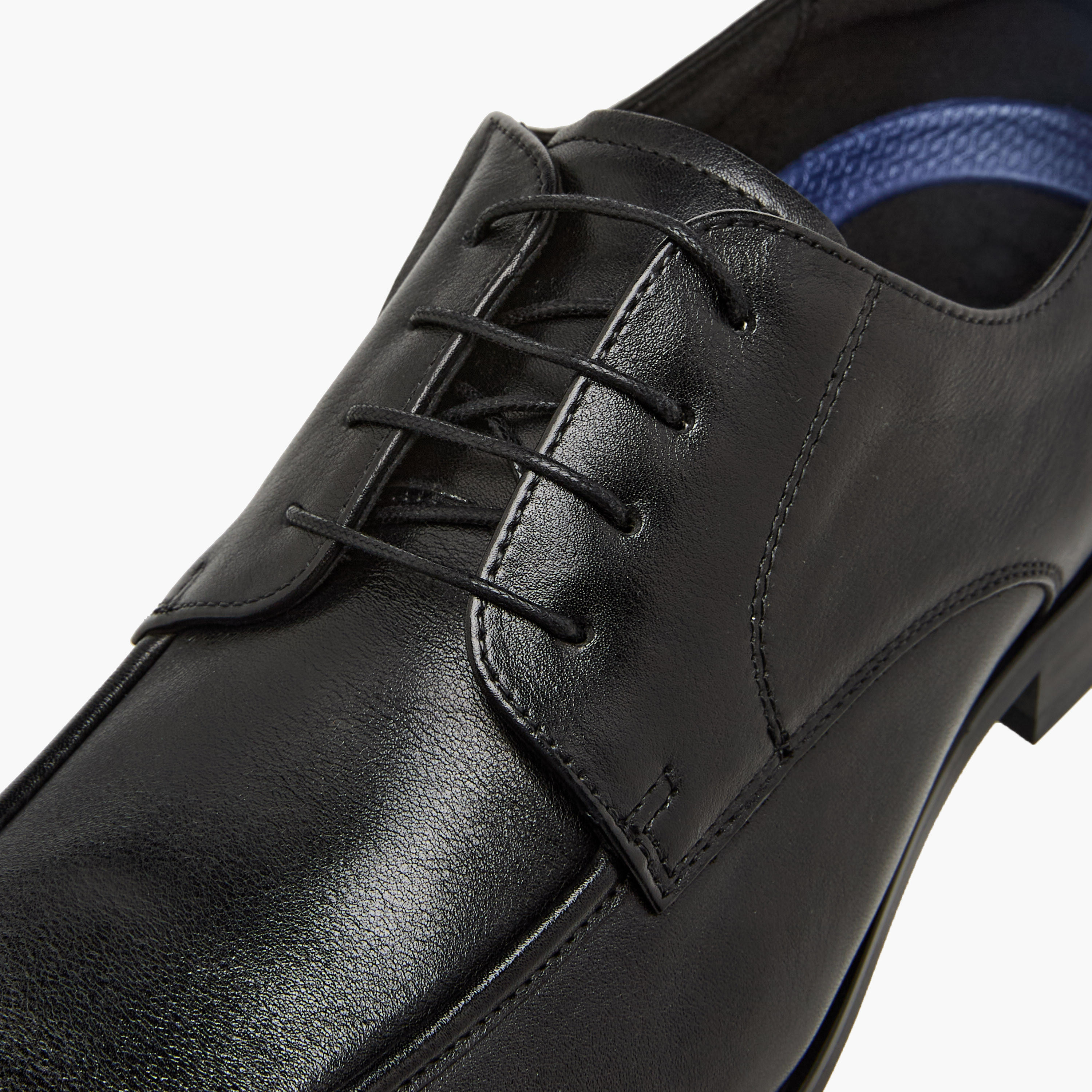Duchini Men Genuine Leather Lace-Up Derby Shoes-men-shoes-formalshoes-image-4