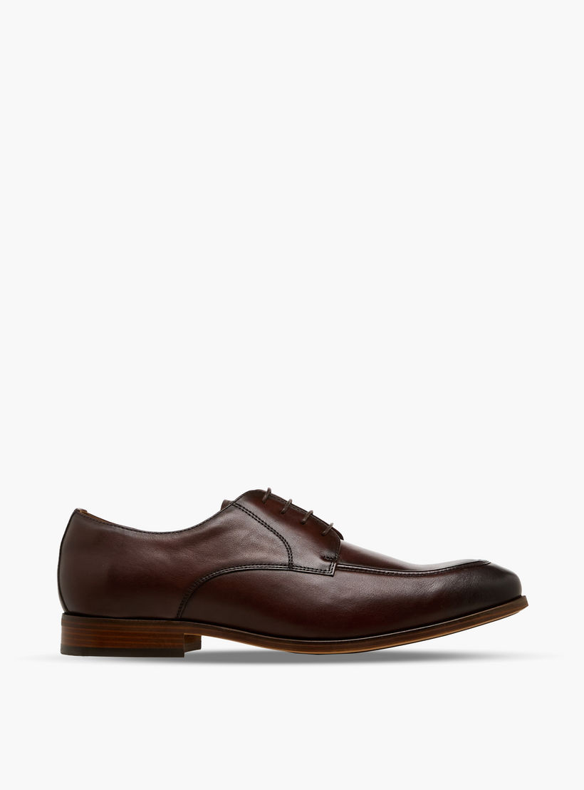 Duchini Men Genuine Leather Lace-Up Derby Shoes-men-shoes-formalshoes-image-3
