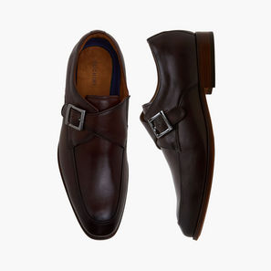 Duchini Men Leather Monk Shoes-men-shoes-image-1