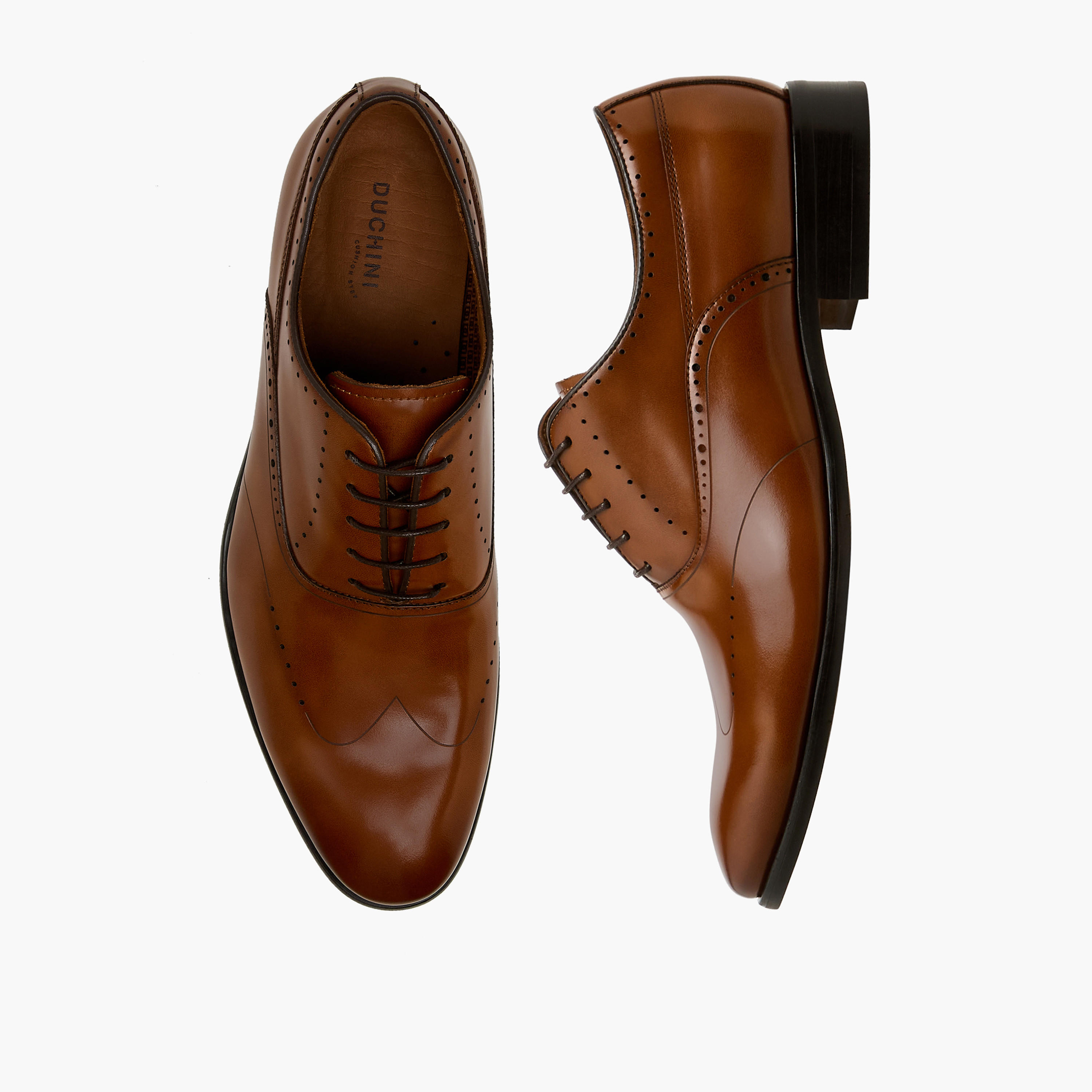 Duchini Men Genuine Leather Lace-Up Oxford Shoes-men-shoes-formalshoes-image-1