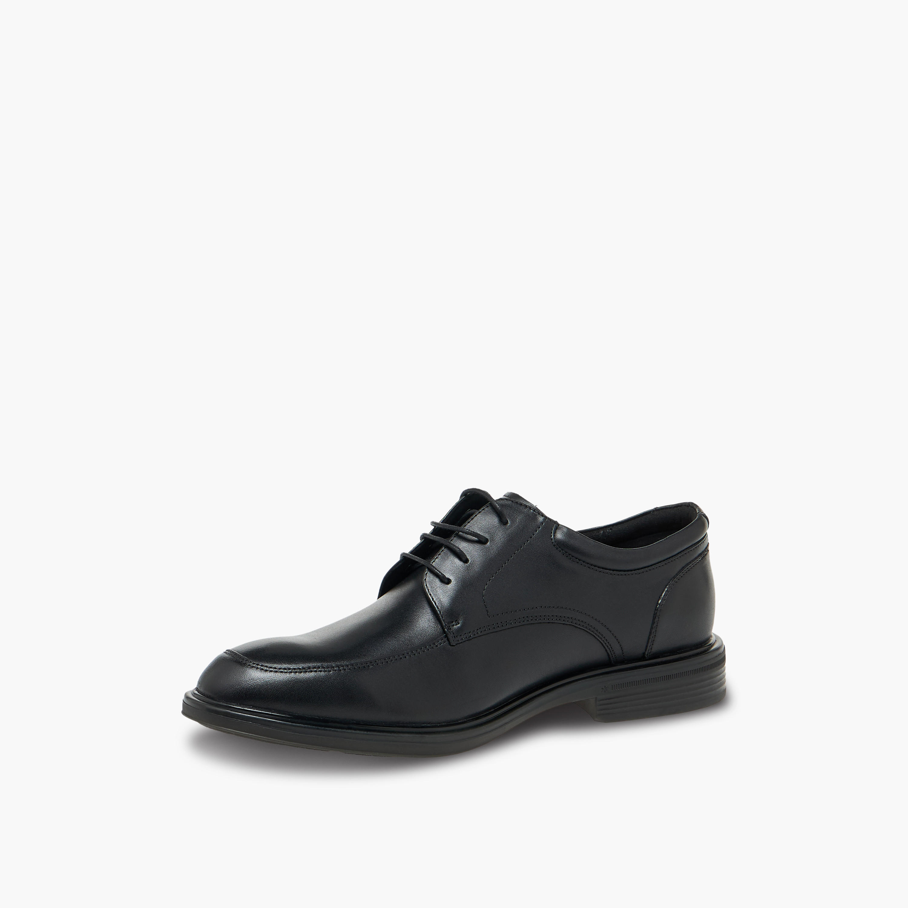 حذاء ديربي جلد برباط للرجال من لو كونفورت-men-shoes-formalshoes-image-4