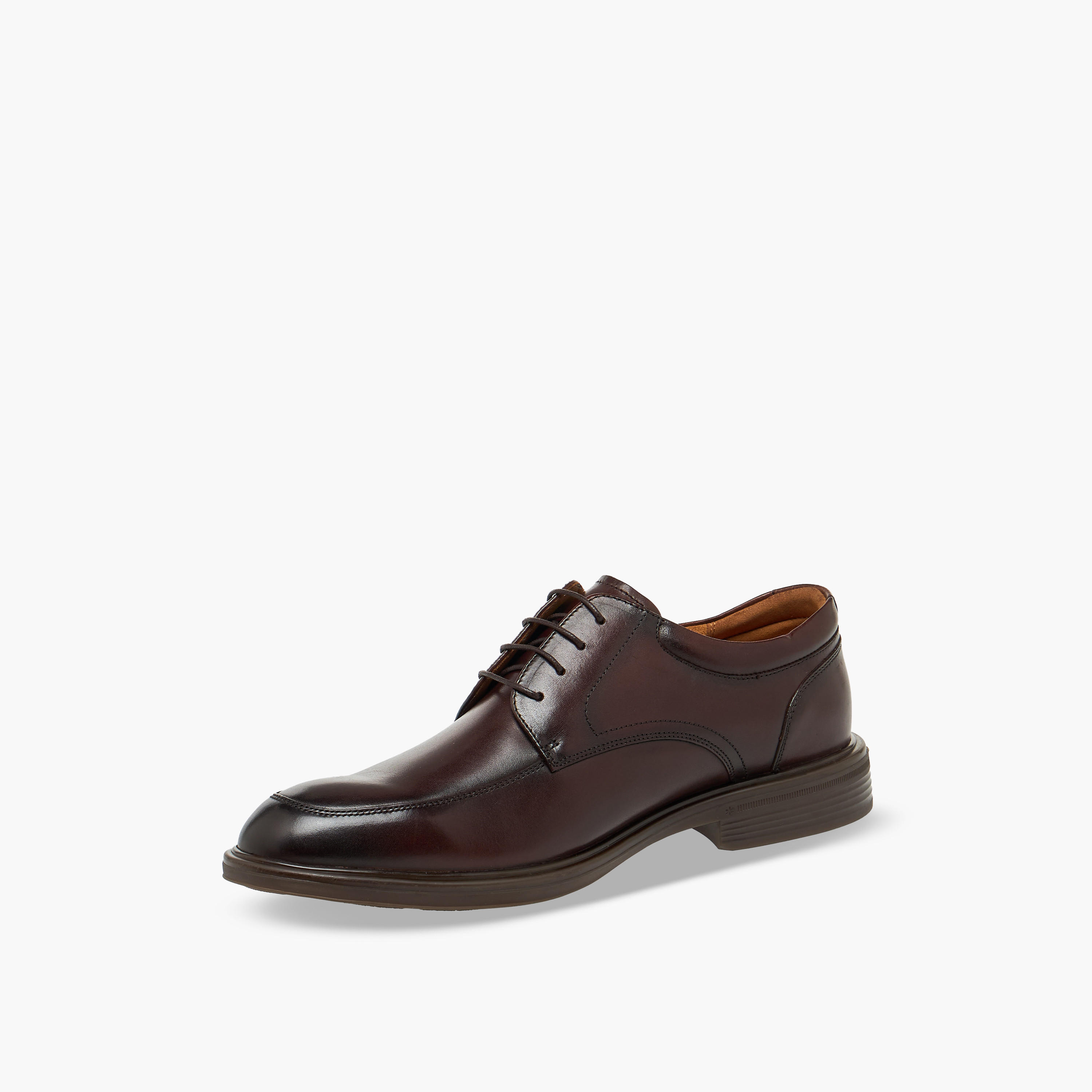حذاء ديربي جلد برباط للرجال من لو كونفورت-men-shoes-formalshoes-image-4