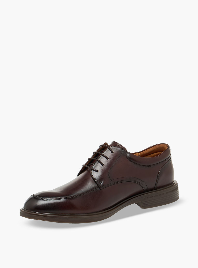 حذاء ديربي جلد برباط للرجال من لو كونفورت-men-shoes-formalshoes-image-4