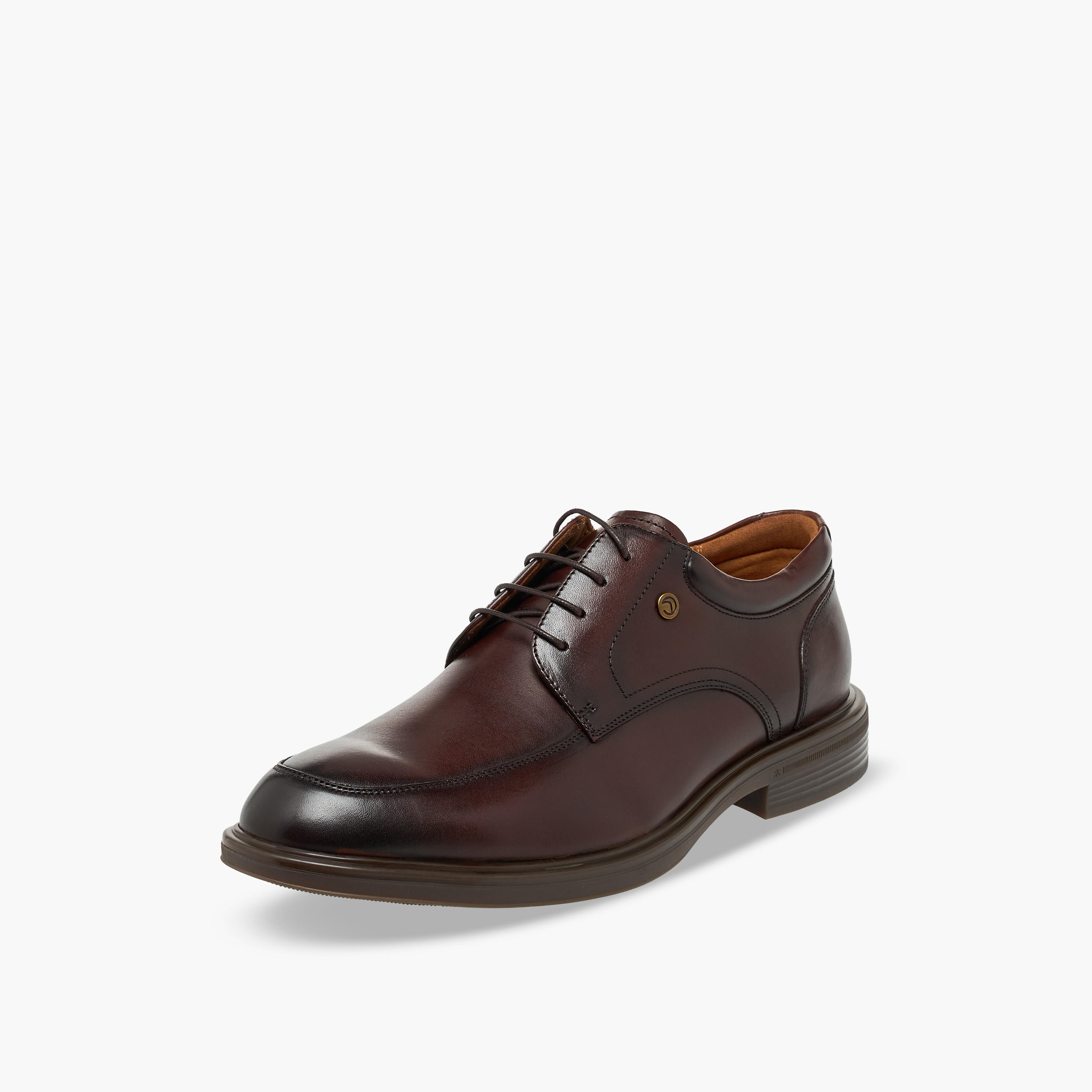 حذاء ديربي جلد برباط للرجال من لو كونفورت-men-shoes-formalshoes-image-7