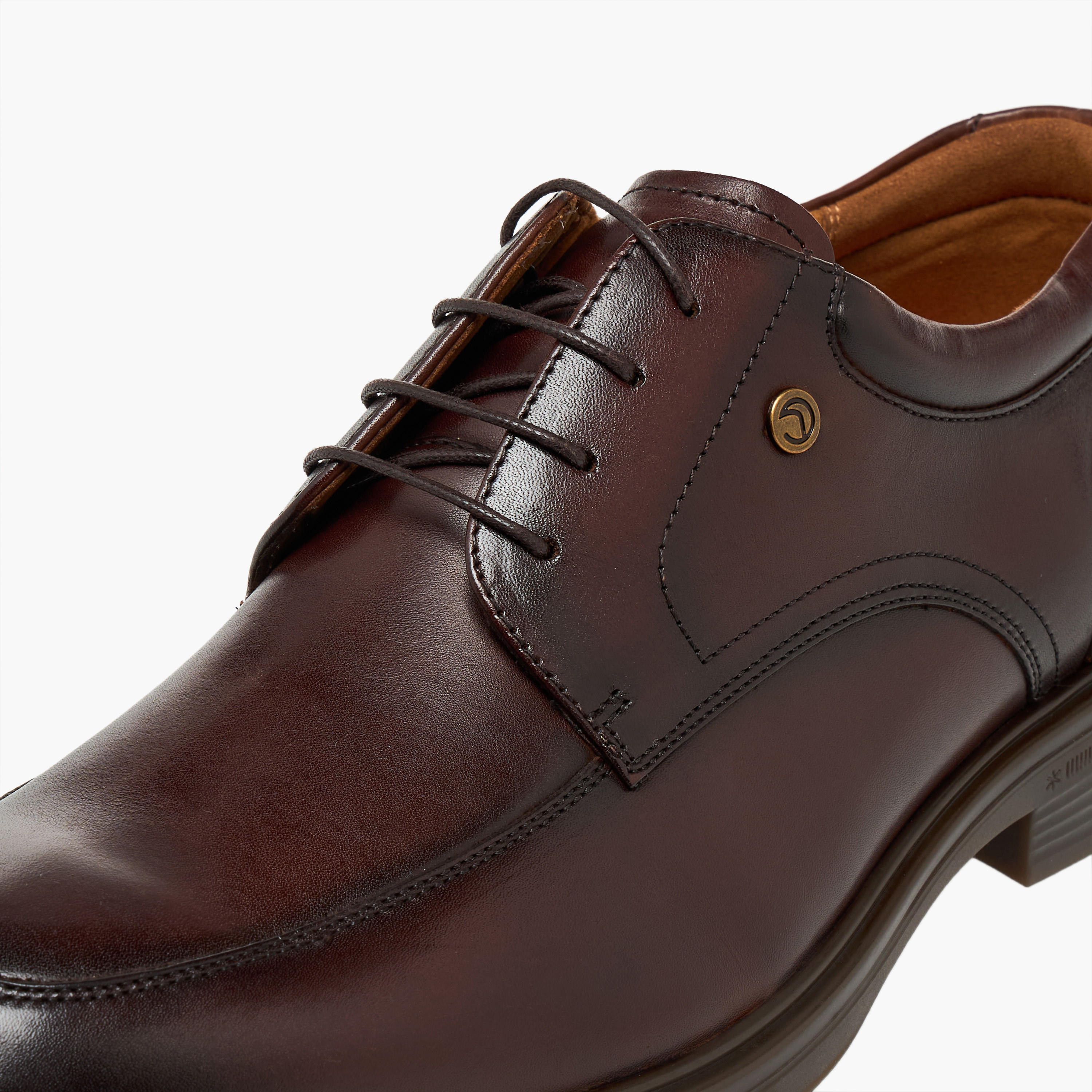 حذاء ديربي جلد برباط للرجال من لو كونفورت-men-shoes-formalshoes-image-8