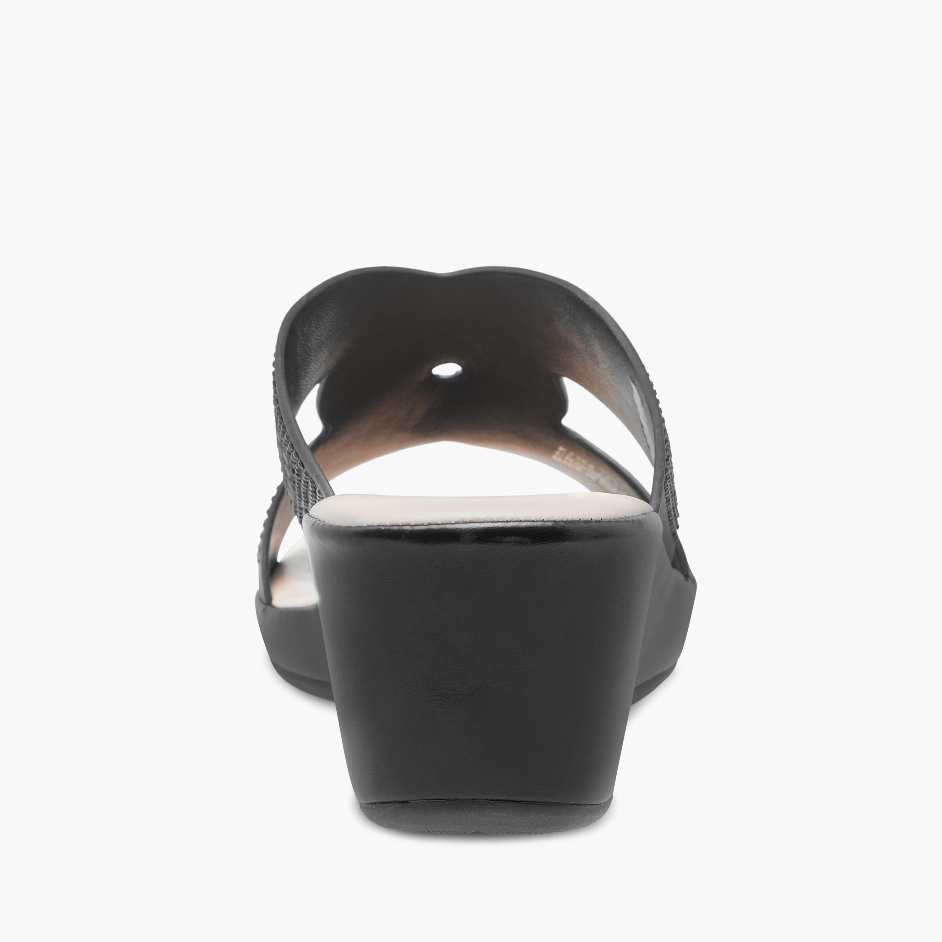 حذاء مريح مزين سهل الارتداء بكعب ويدج من لو كونفورت-women-shoes-sandals-heeled-image-5