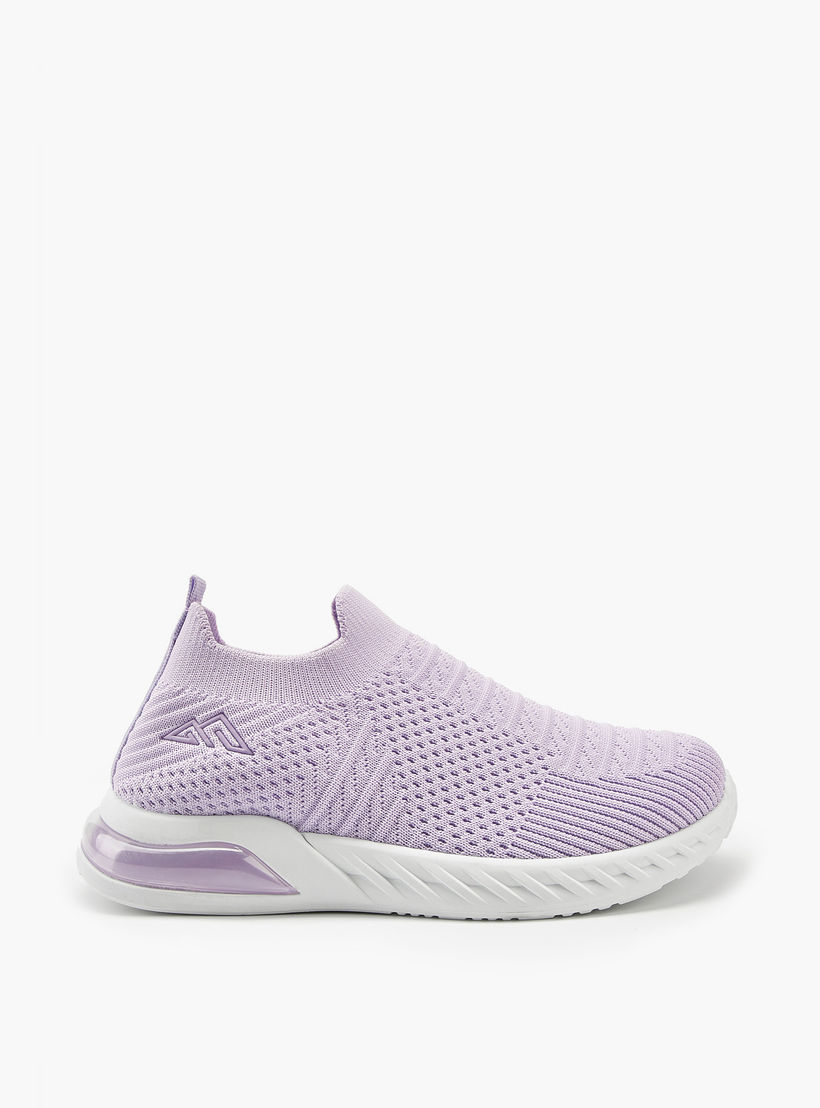 حذاء رياضي سهل الارتداء بارز الملمس بلسان سحب من أوكلان من شو إكسبريس-girls-shoes-sneakers-image-2