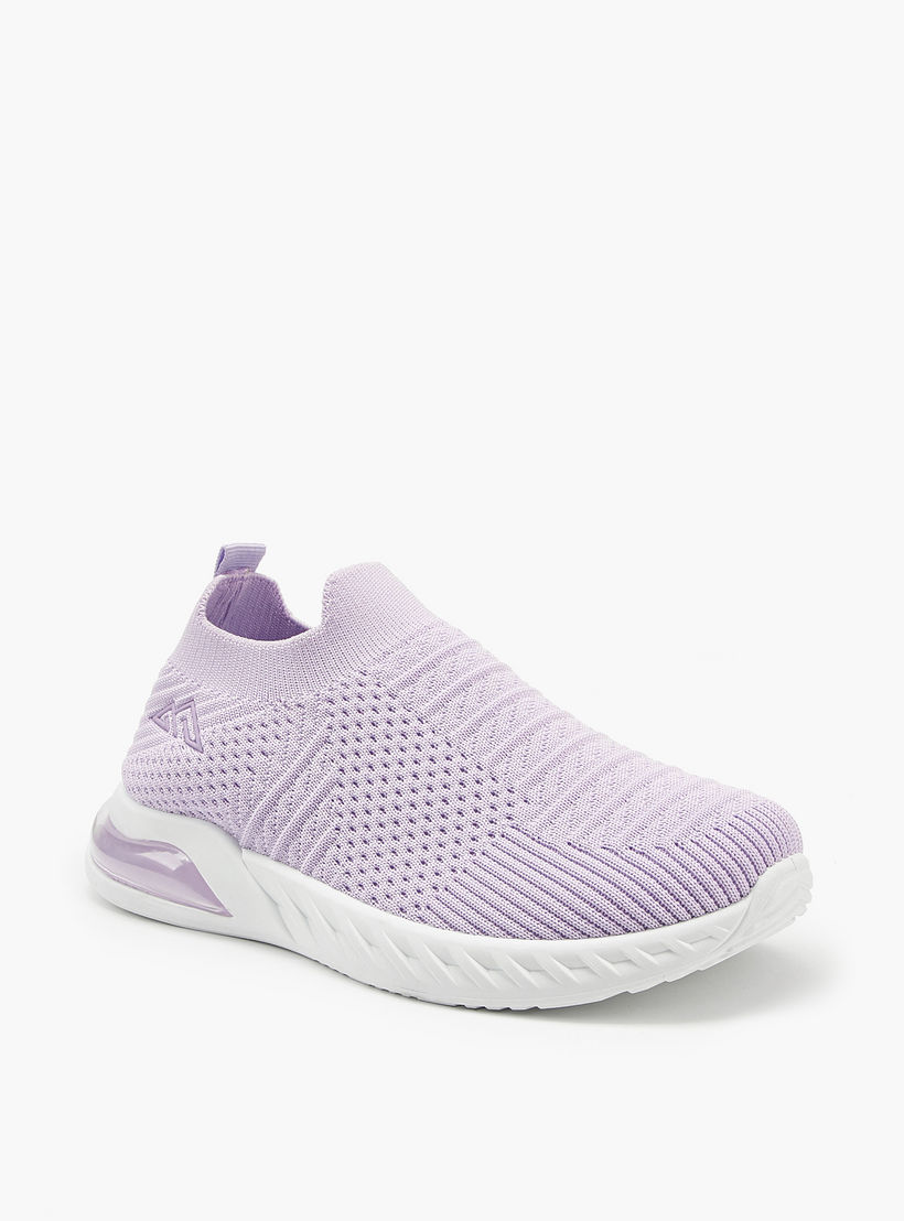 حذاء رياضي سهل الارتداء بارز الملمس بلسان سحب من أوكلان من شو إكسبريس-girls-shoes-sneakers-image-3