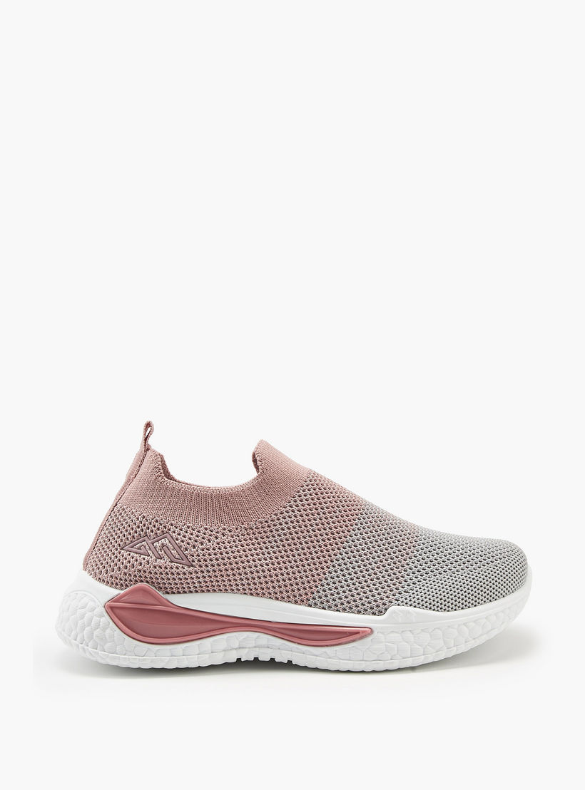حذاء رياضي سهل الارتداء بارز الملمس بلسان سحب من أوكلان من شو إكسبريس-girls-shoes-sneakers-image-2