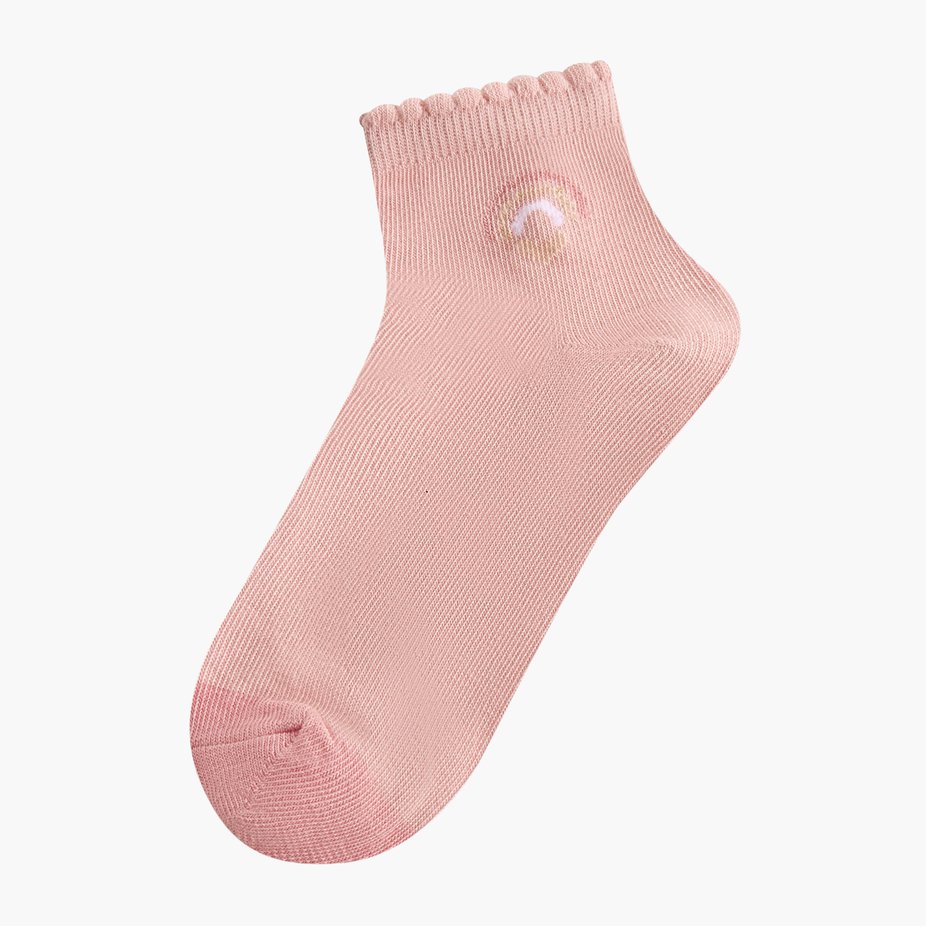 Pack of 5 Barefeet Baby Girls Ankle Length Socks Assorted Print-girls-accessories-socks-image-2