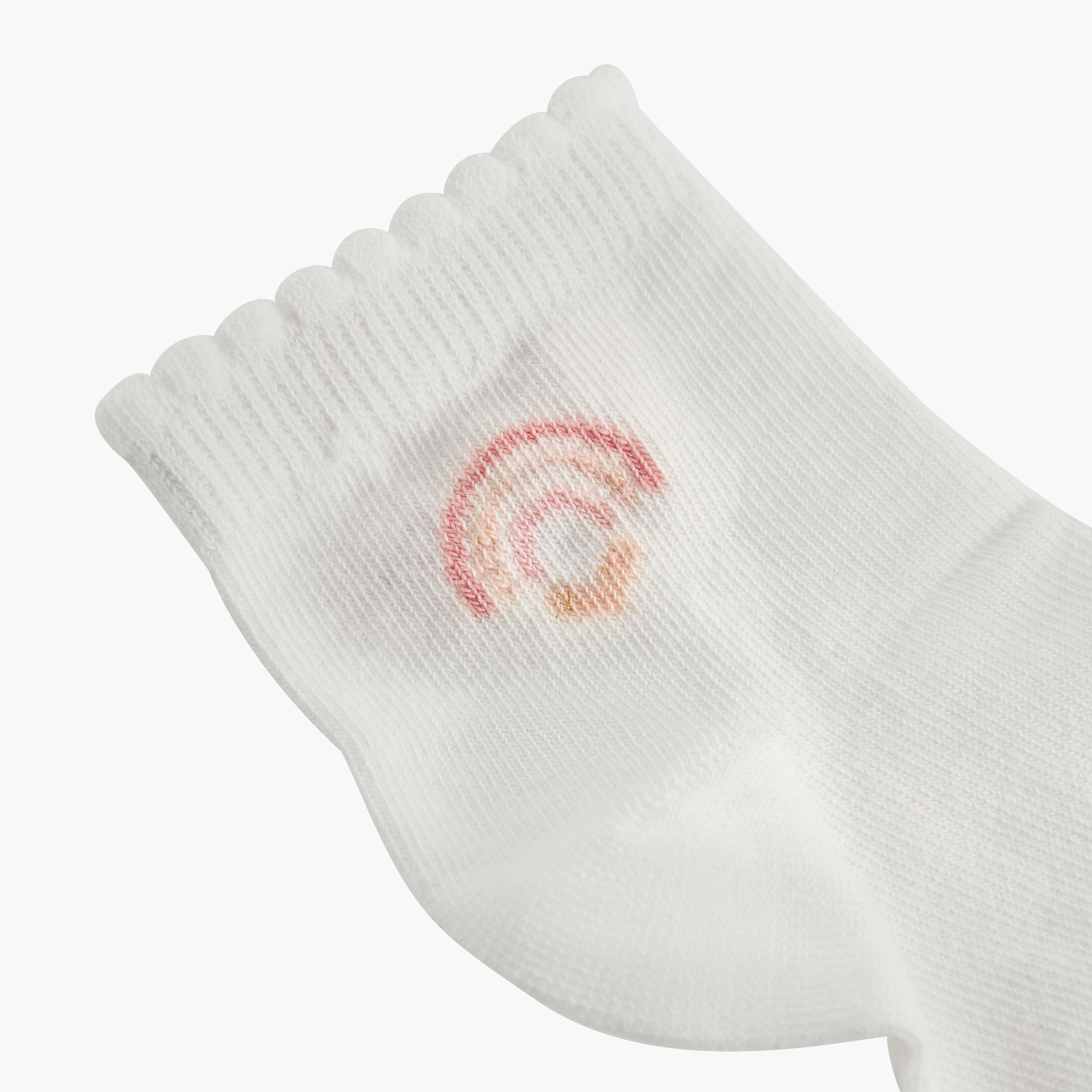 Pack of 5 Barefeet Baby Girls Ankle Length Socks Assorted Print-girls-accessories-socks-image-3