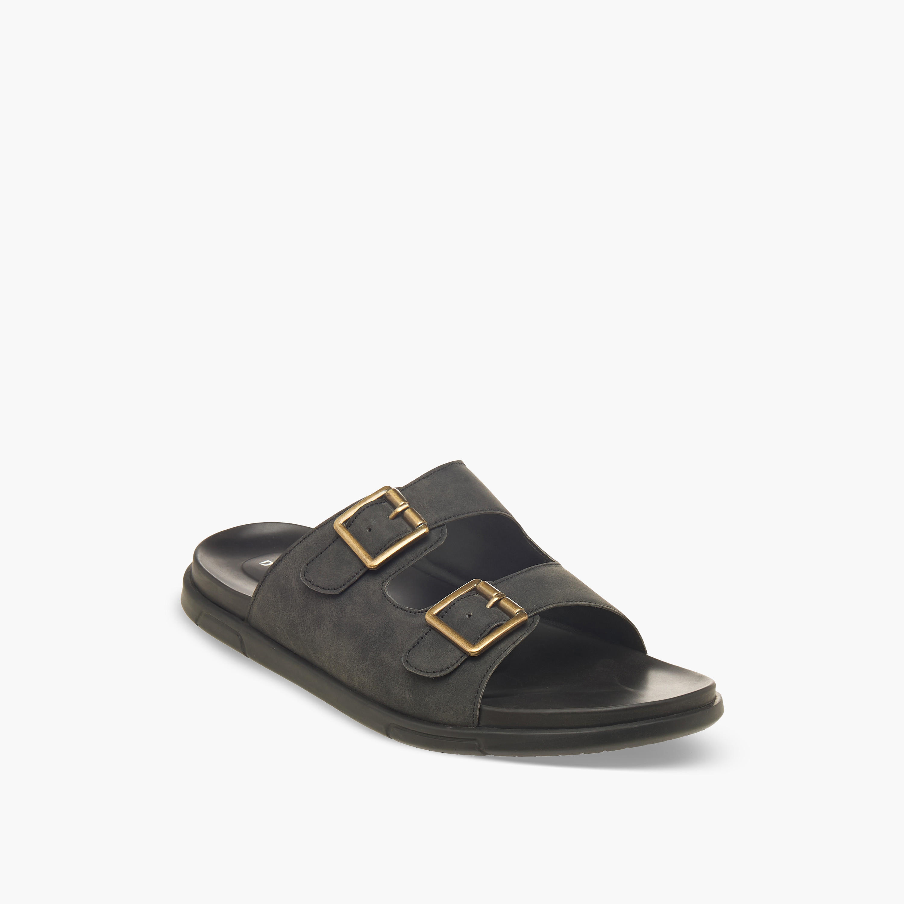 Duchini Men Buckle Accent Comfort Sandals-men-shoes-sandals-image-2