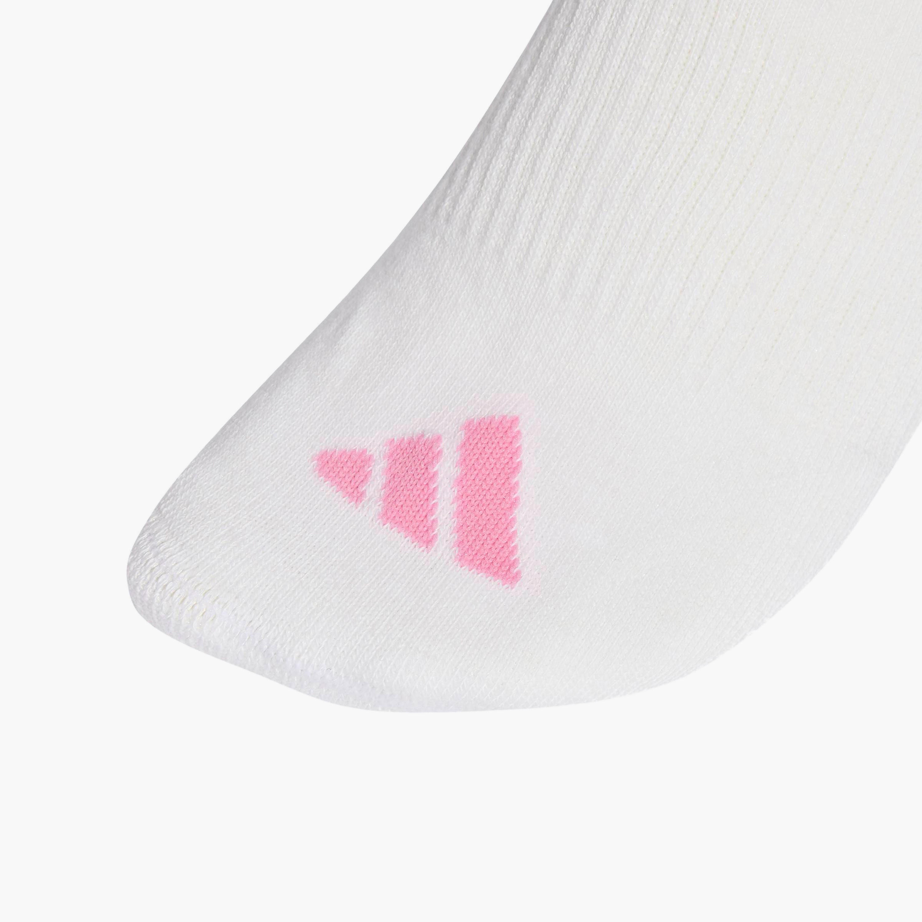 جوارب مبطنة بقصة متوسطة وبـ 3 خطوط للرجال من أديداس - طقم من 3 أزواج-men-socks-image-5