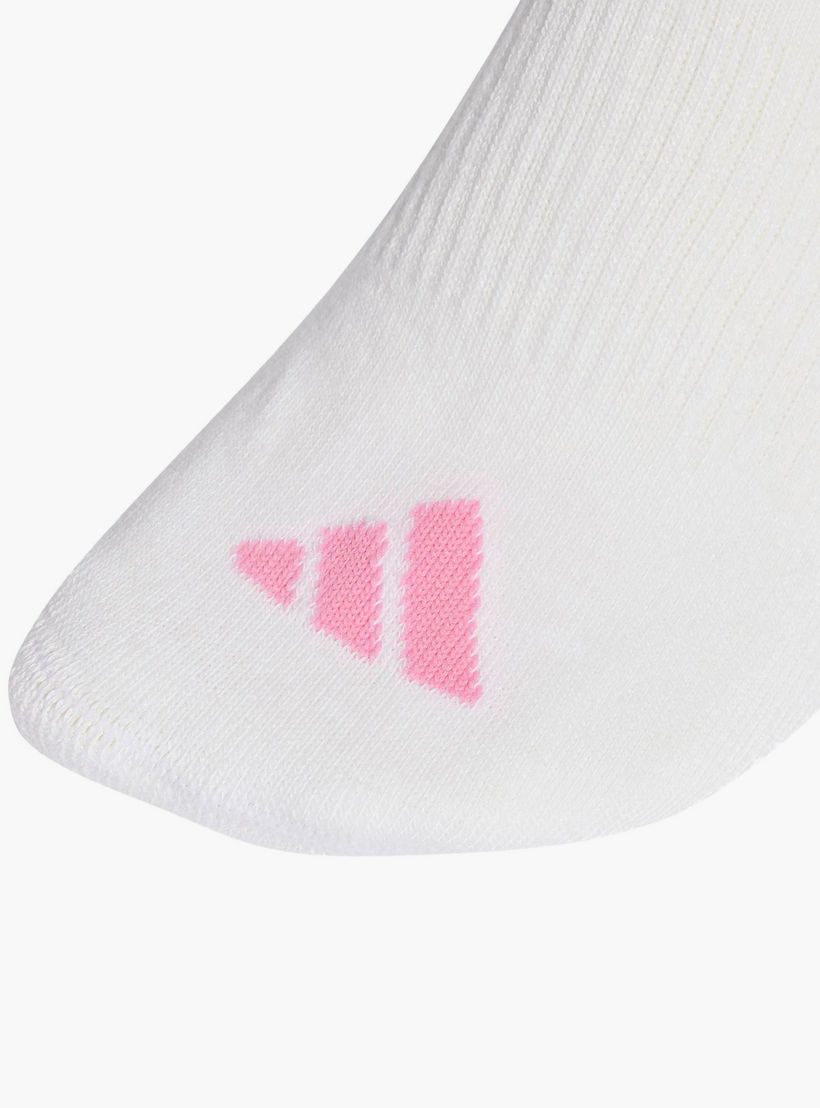 جوارب مبطنة بقصة متوسطة وبـ 3 خطوط للرجال من أديداس - طقم من 3 أزواج-men-socks-image-5