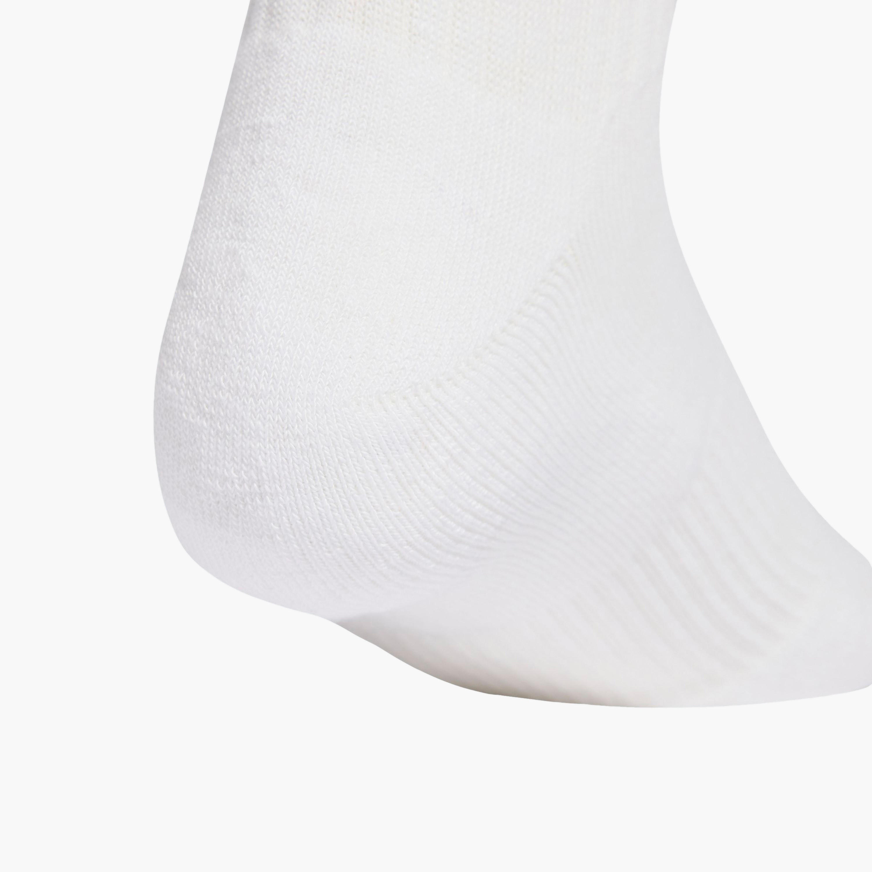 جوارب مبطنة بقصة متوسطة وبـ 3 خطوط للرجال من أديداس - طقم من 3 أزواج-men-socks-image-6