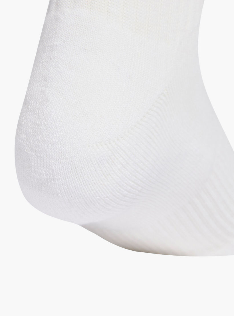 جوارب مبطنة بقصة متوسطة وبـ 3 خطوط للرجال من أديداس - طقم من 3 أزواج-men-socks-image-6