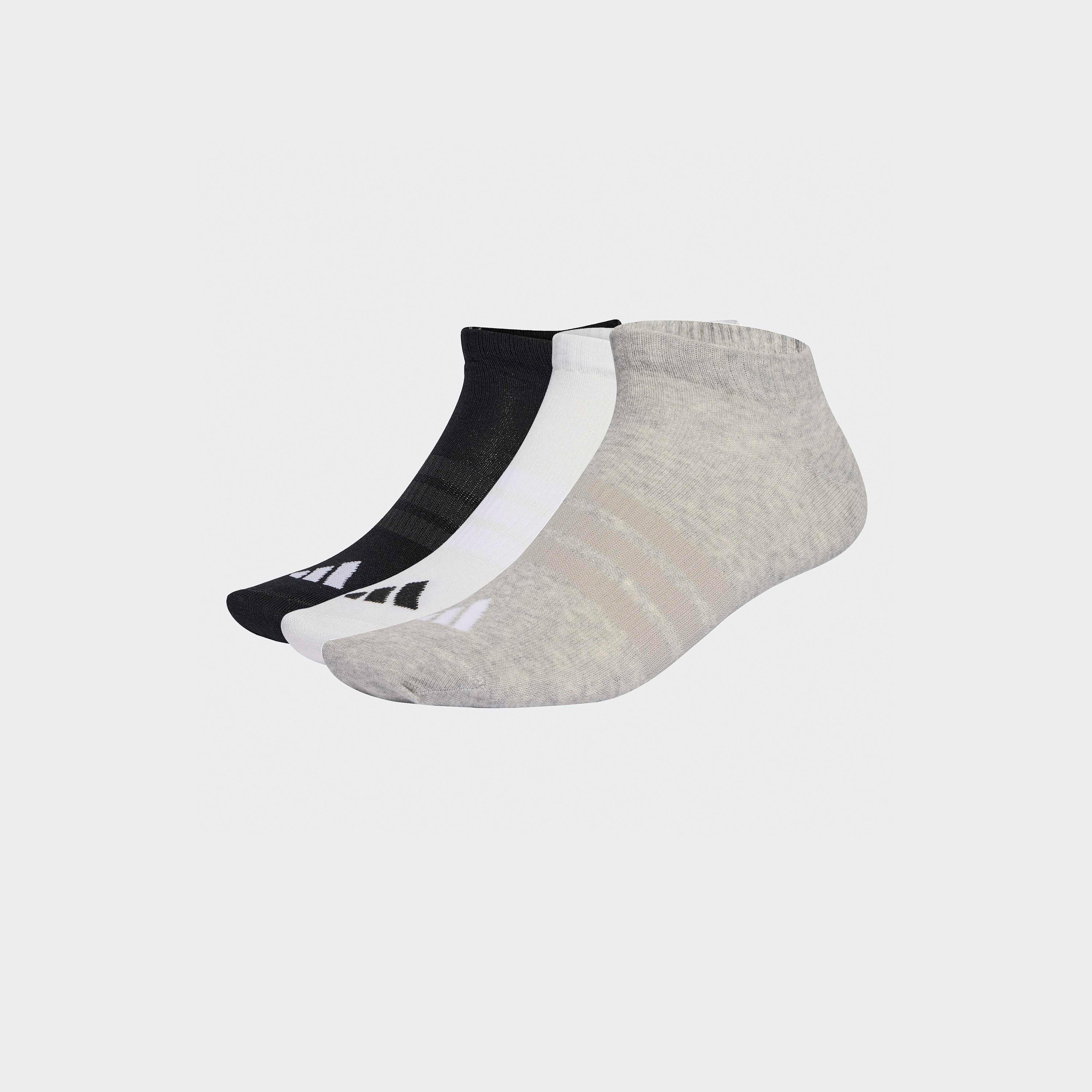 Adidas Men Low Cut Socks No Show - Set of 3-men-socks-image-1